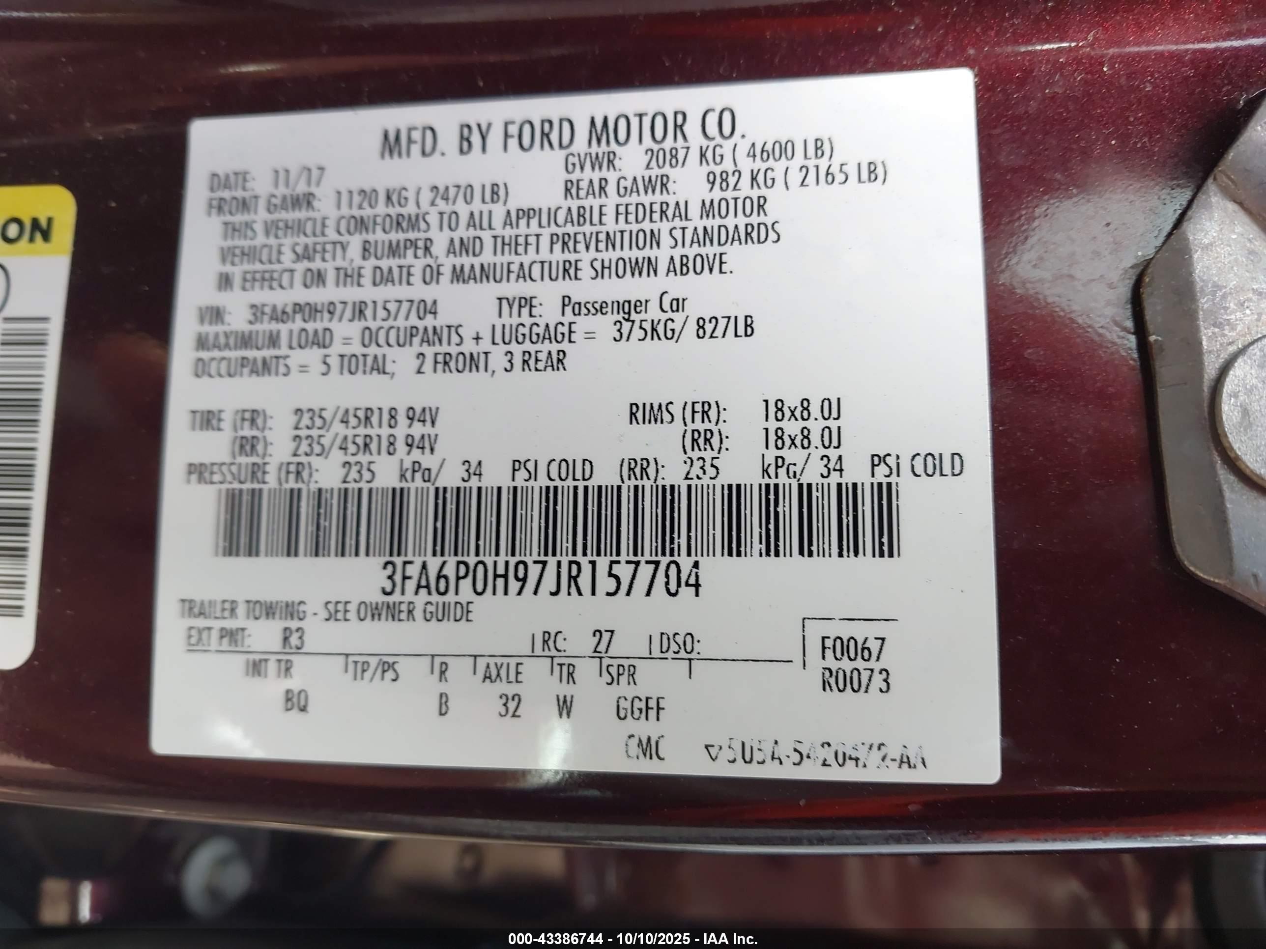FORD FUSION image 9