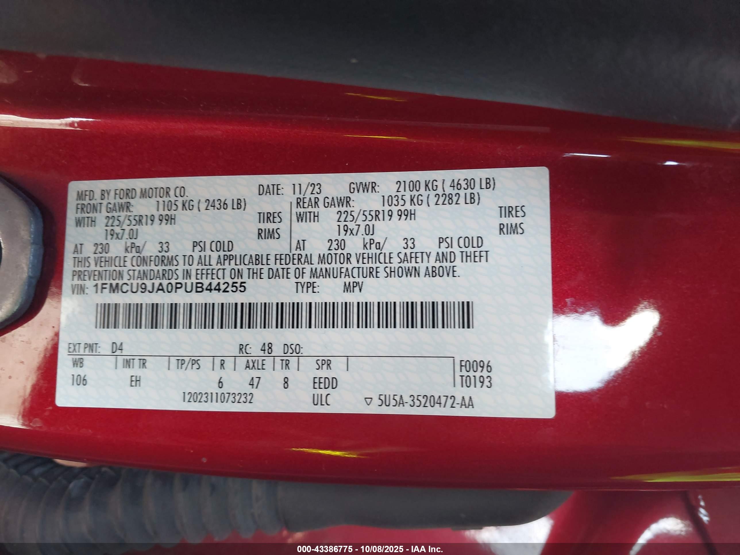 FORD ESCAPE image 9