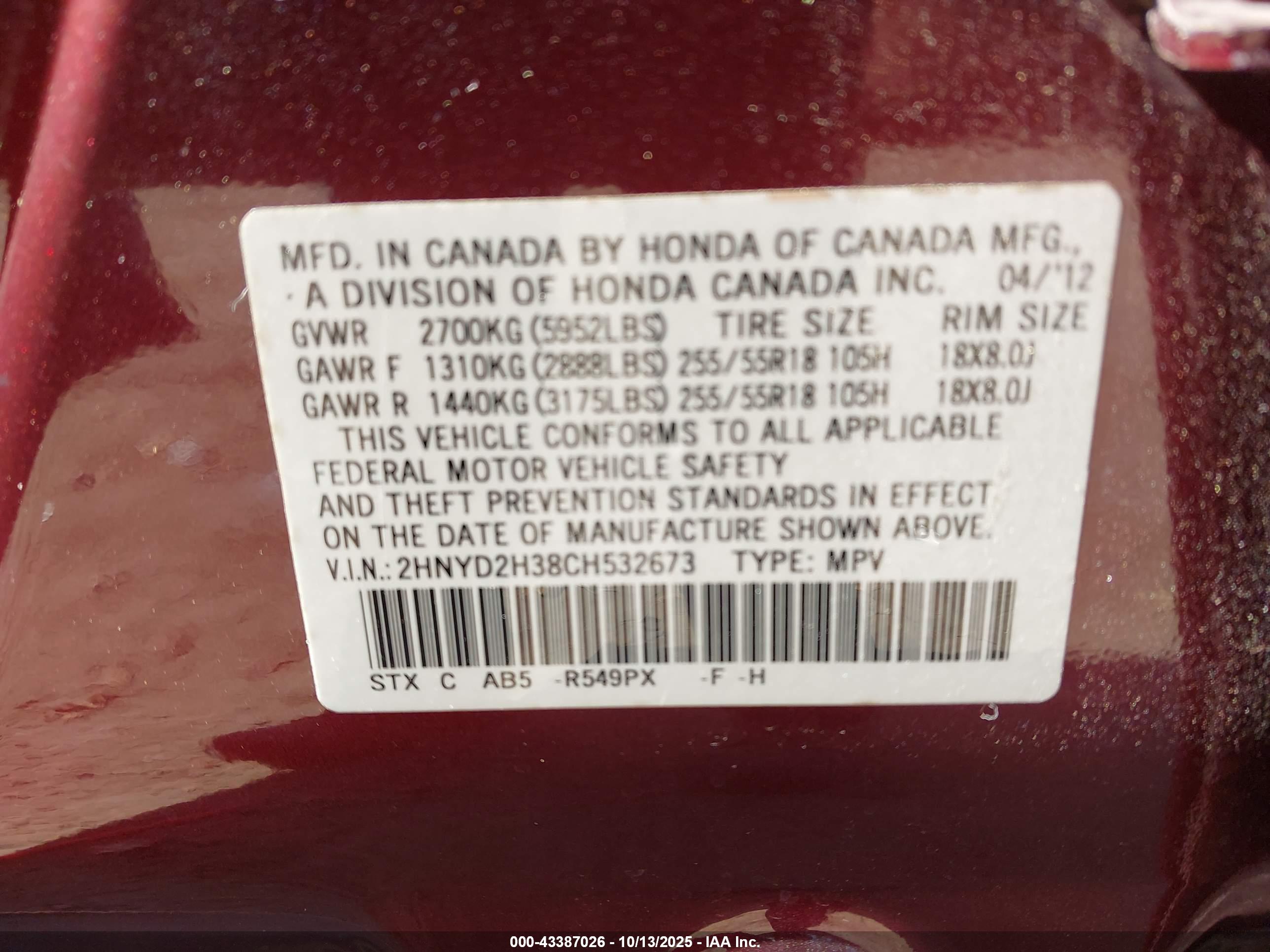 ACURA MDX image 9