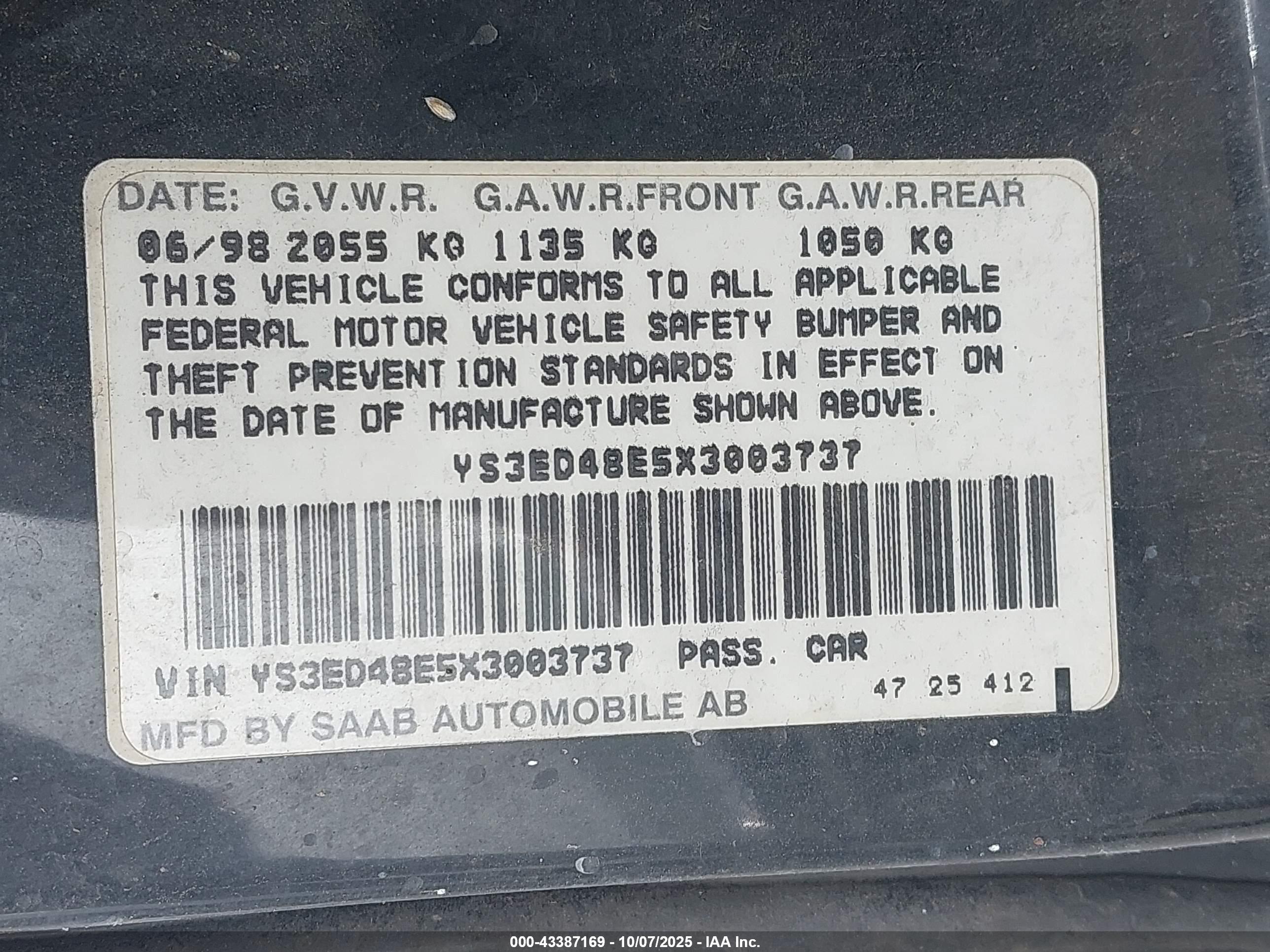SAAB 9-5 image 9