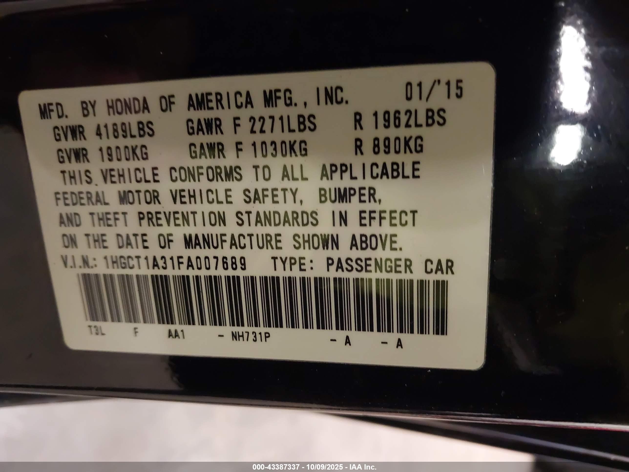 HONDA ACCORD image 9