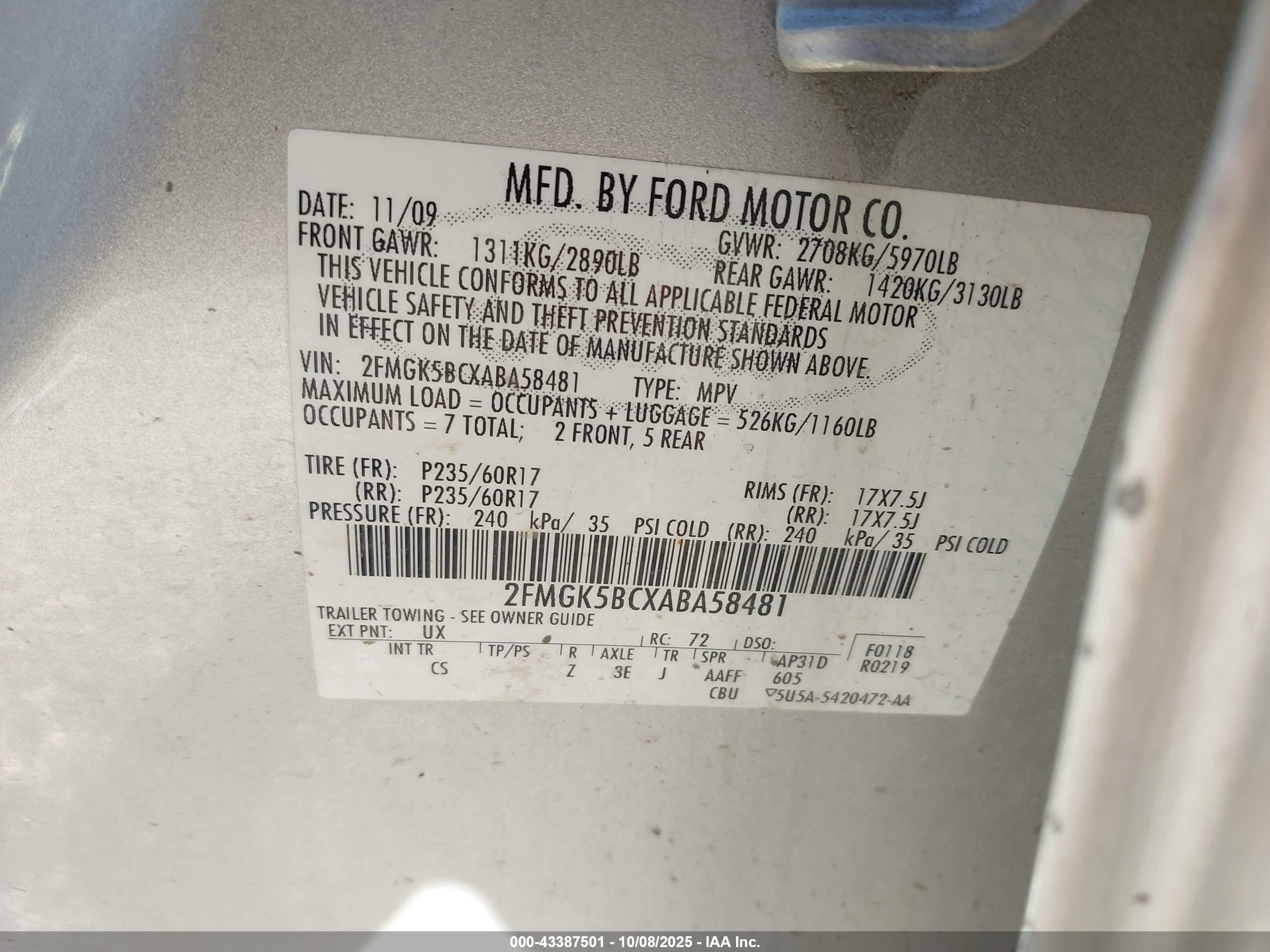 FORD FLEX image 9