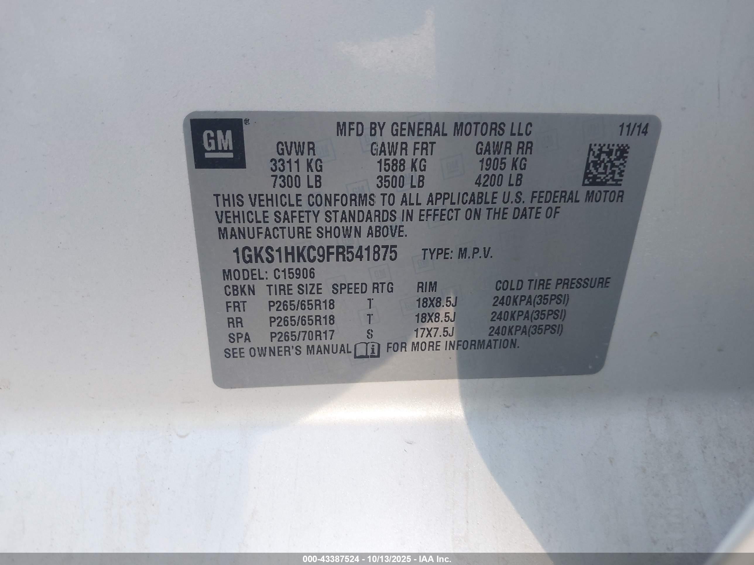 GMC YUKON image 9