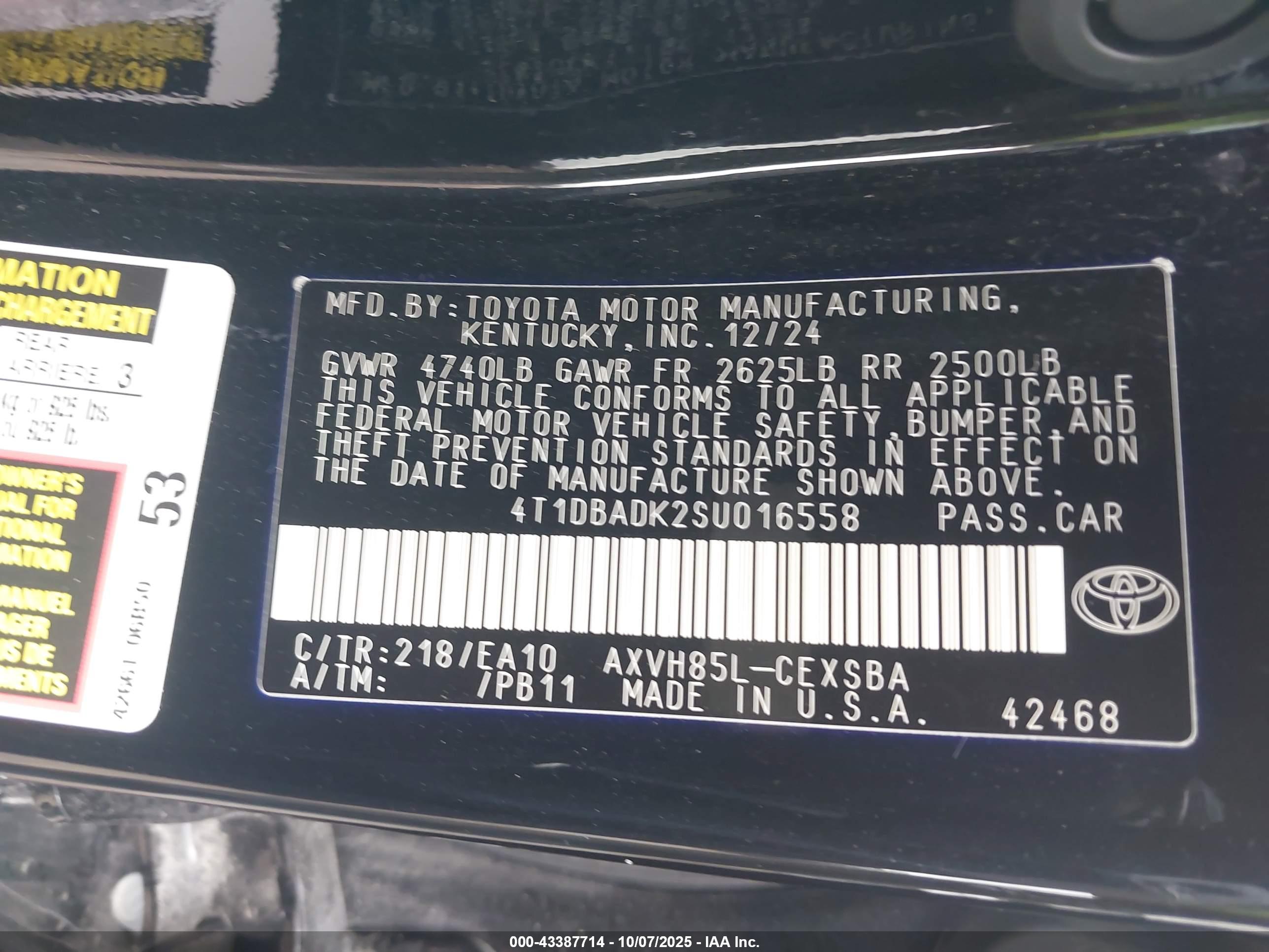 TOYOTA CAMRY image 9