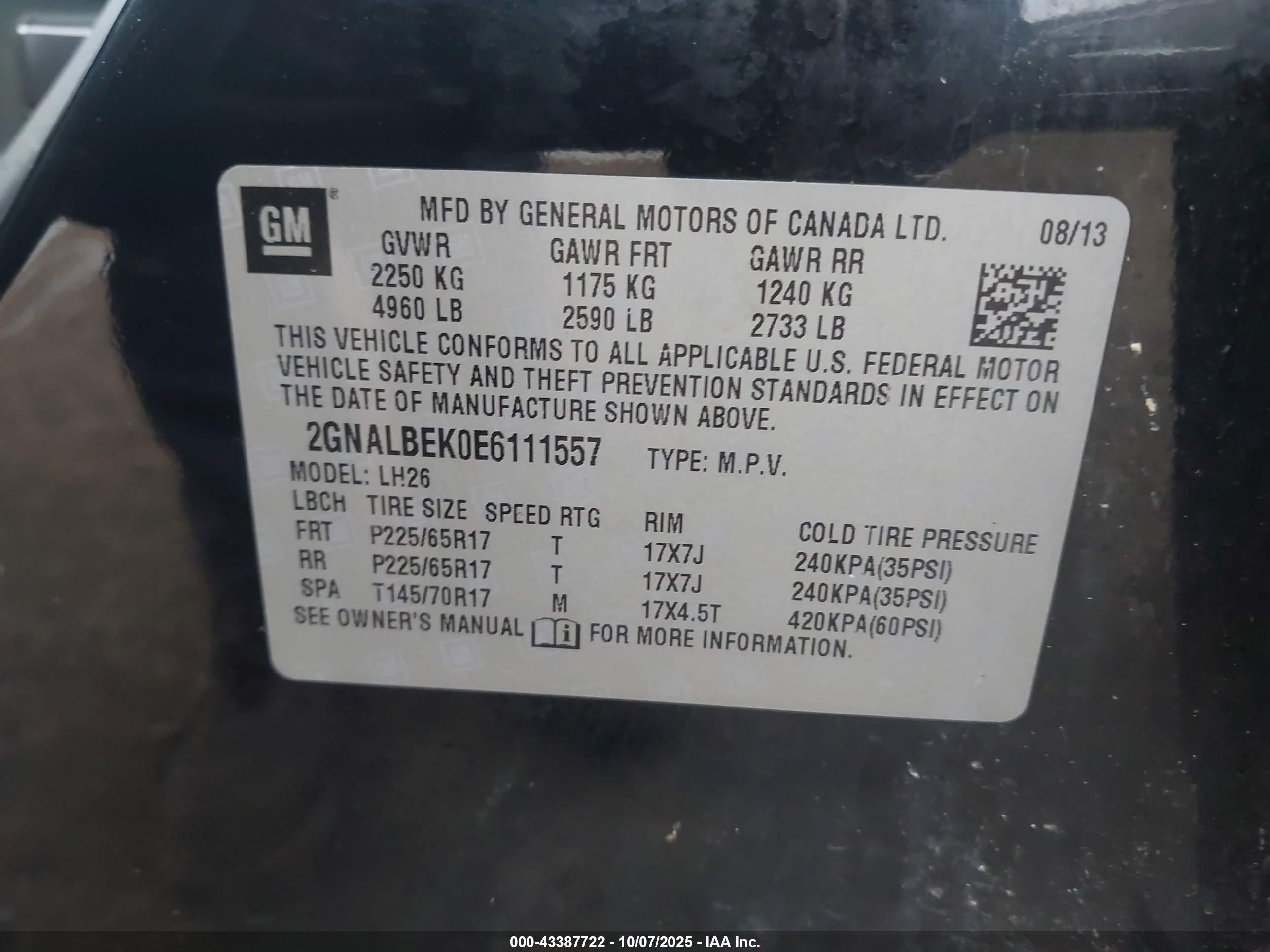 CHEVROLET EQUINOX image 9