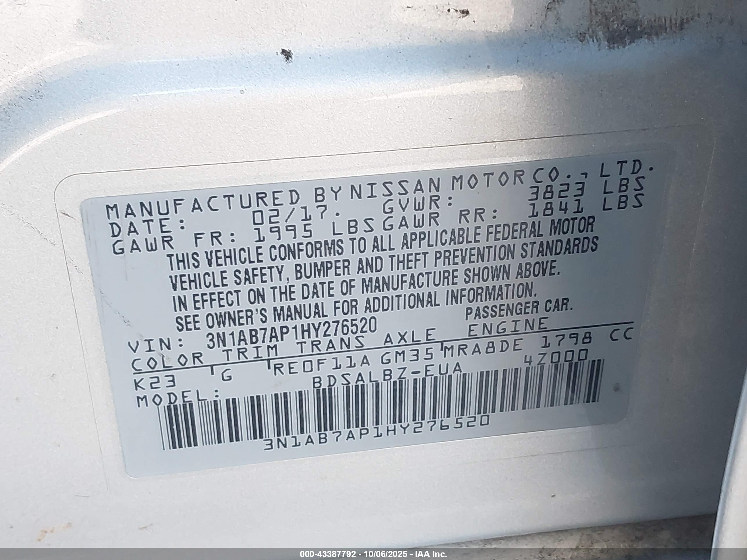 NISSAN SENTRA image 9