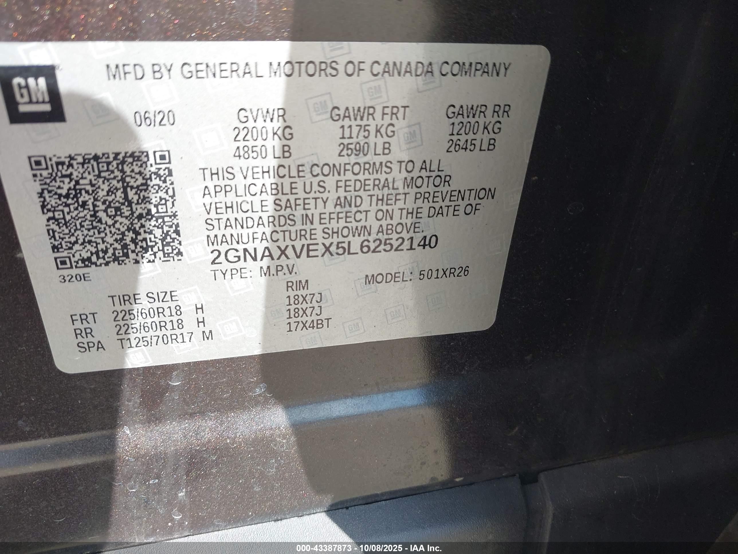 CHEVROLET EQUINOX image 9