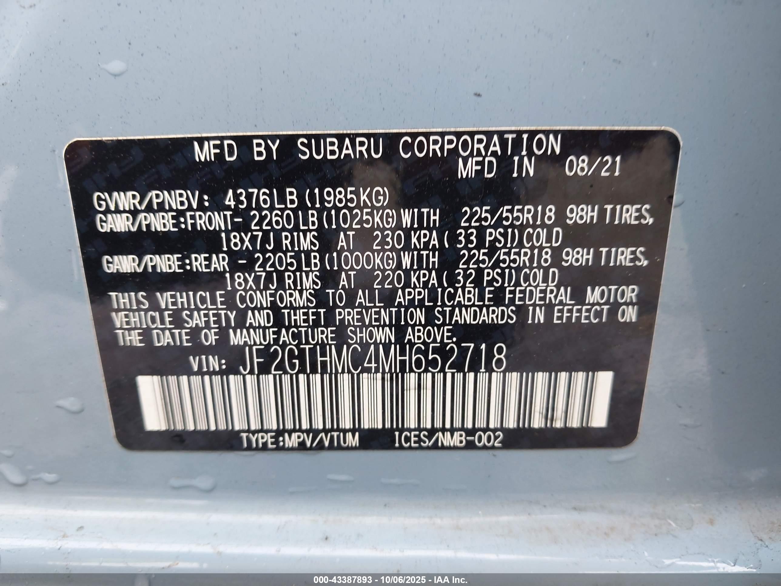 SUBARU CROSSTREK image 9