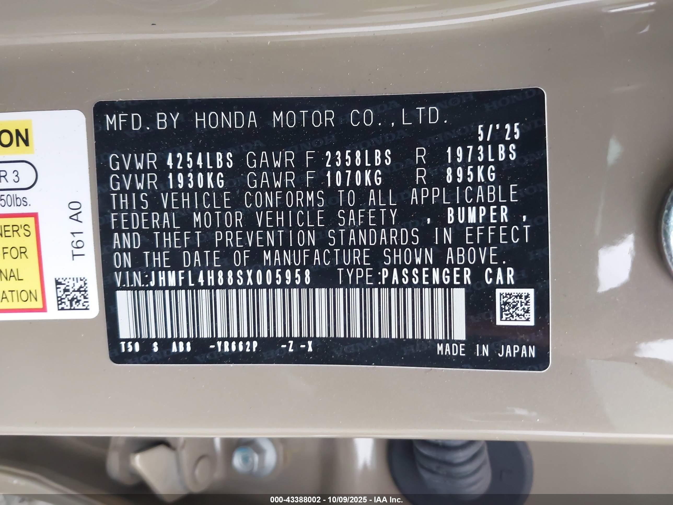 HONDA CIVIC image 9