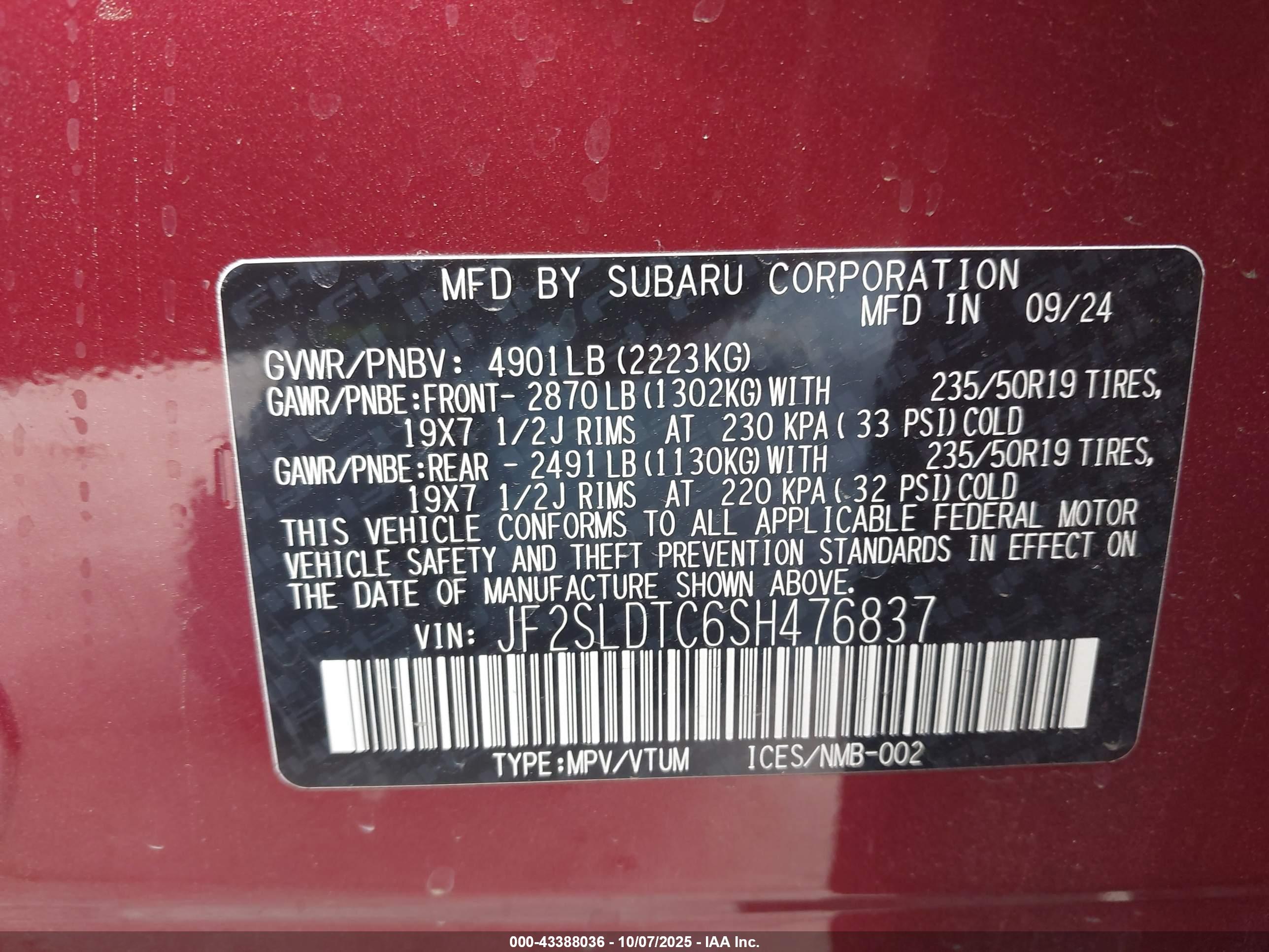 SUBARU FORESTER image 9