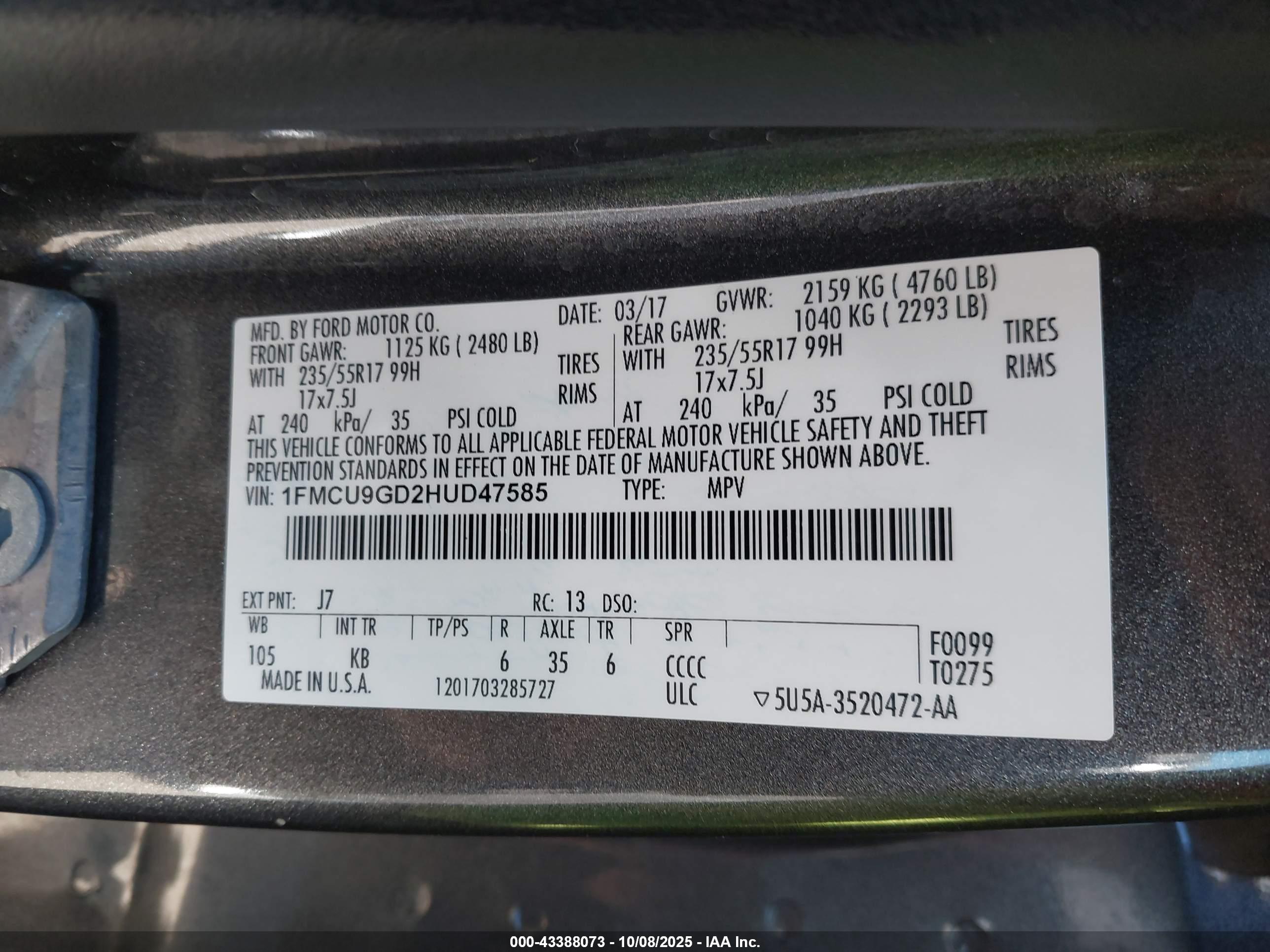 FORD ESCAPE image 9