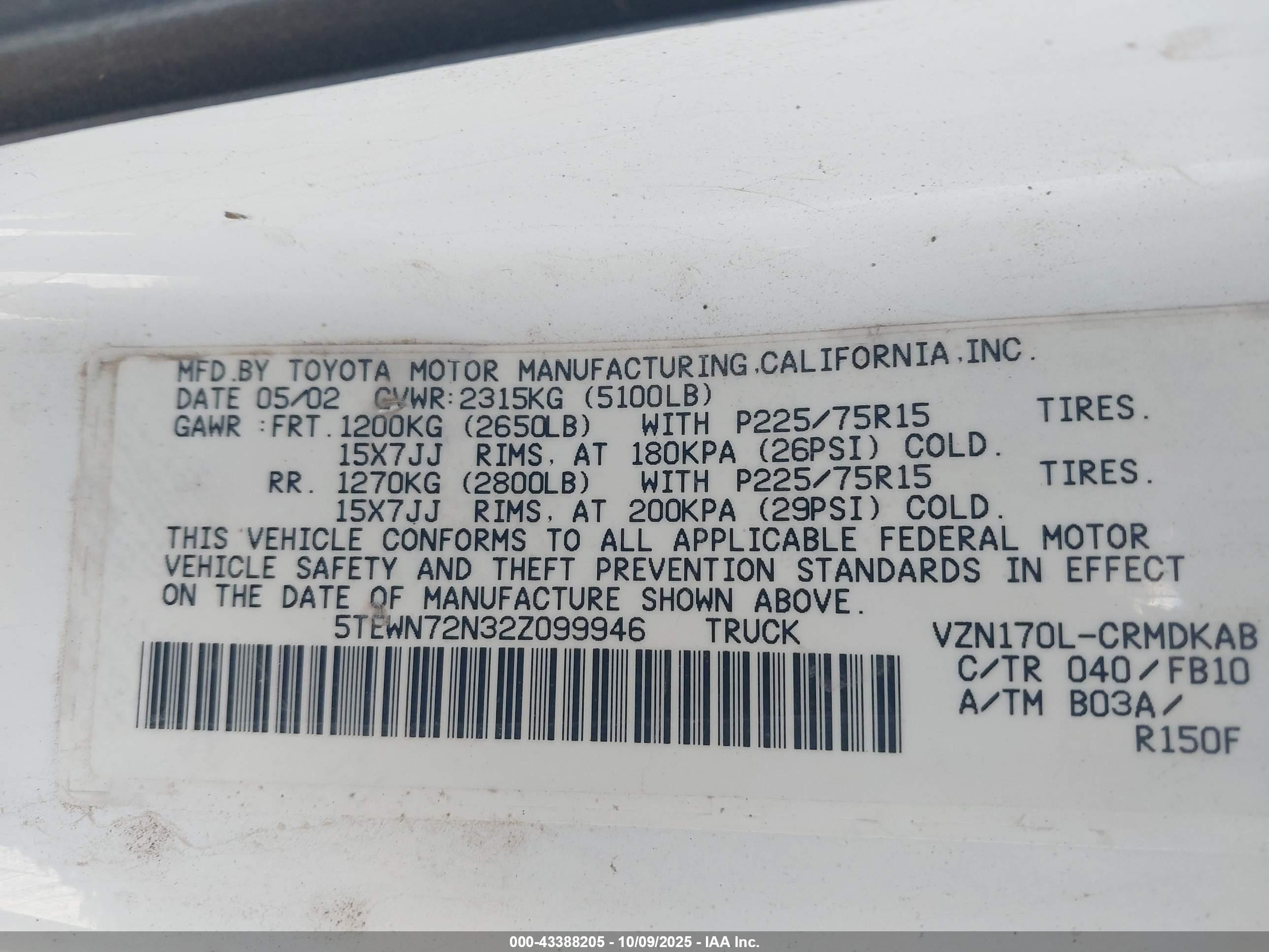 TOYOTA TACOMA image 9