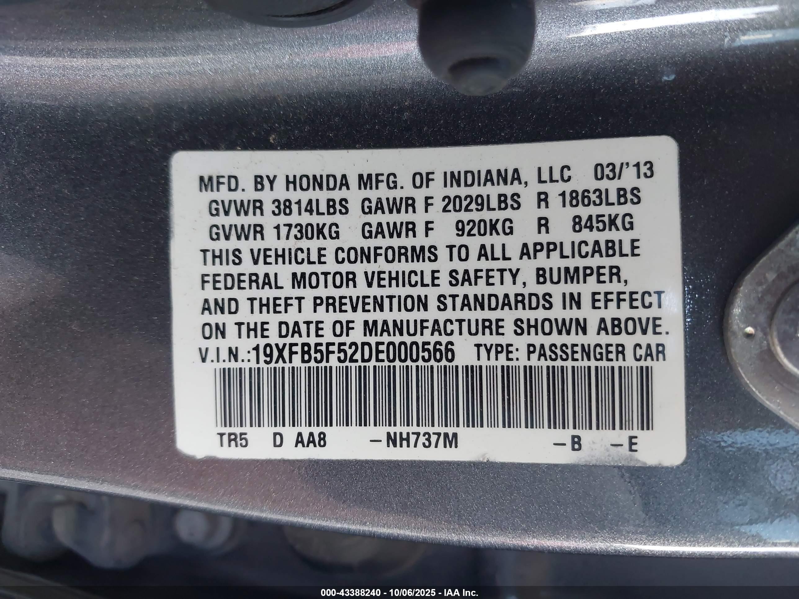 HONDA CIVIC image 9