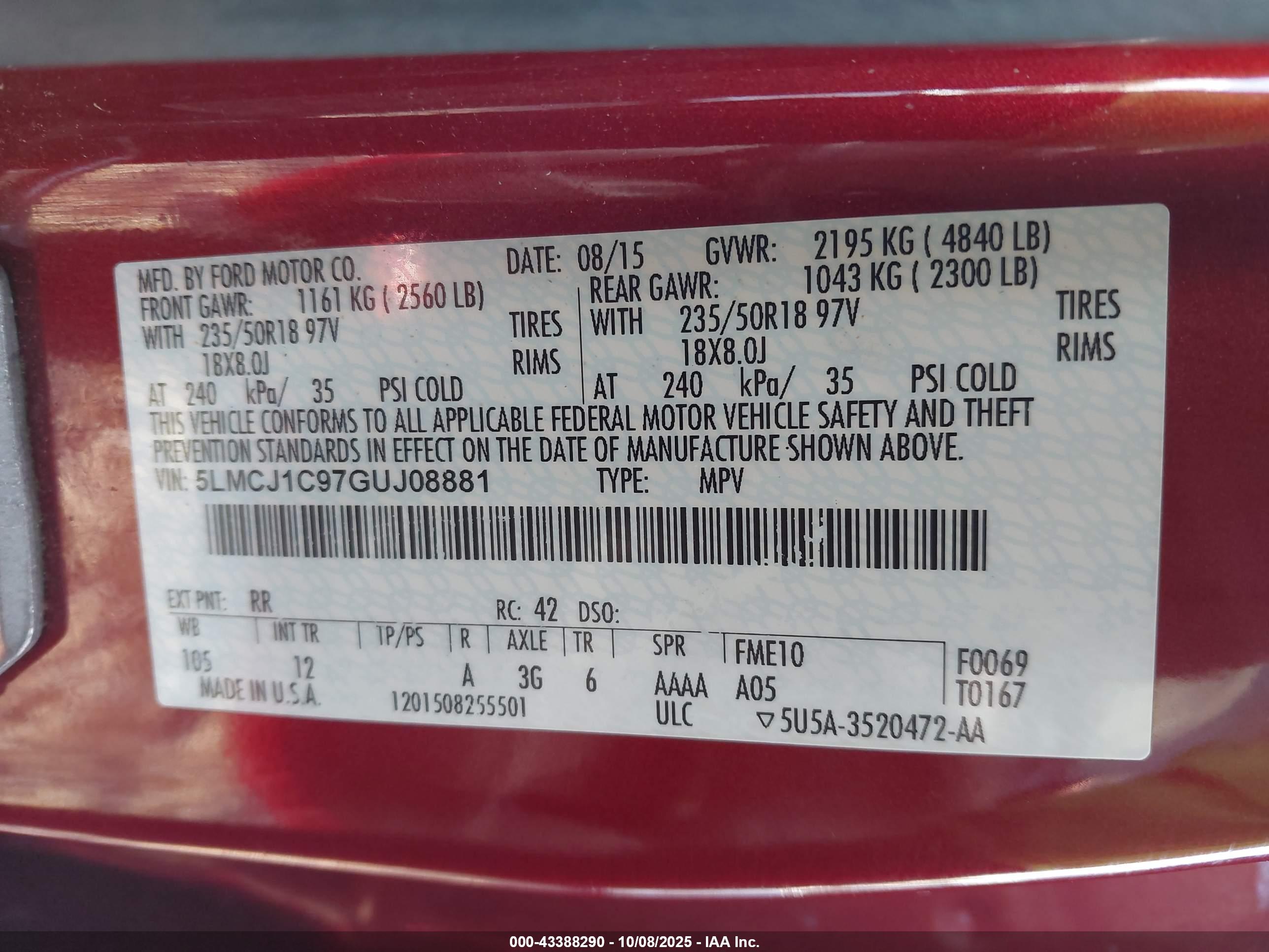 LINCOLN MKC image 9
