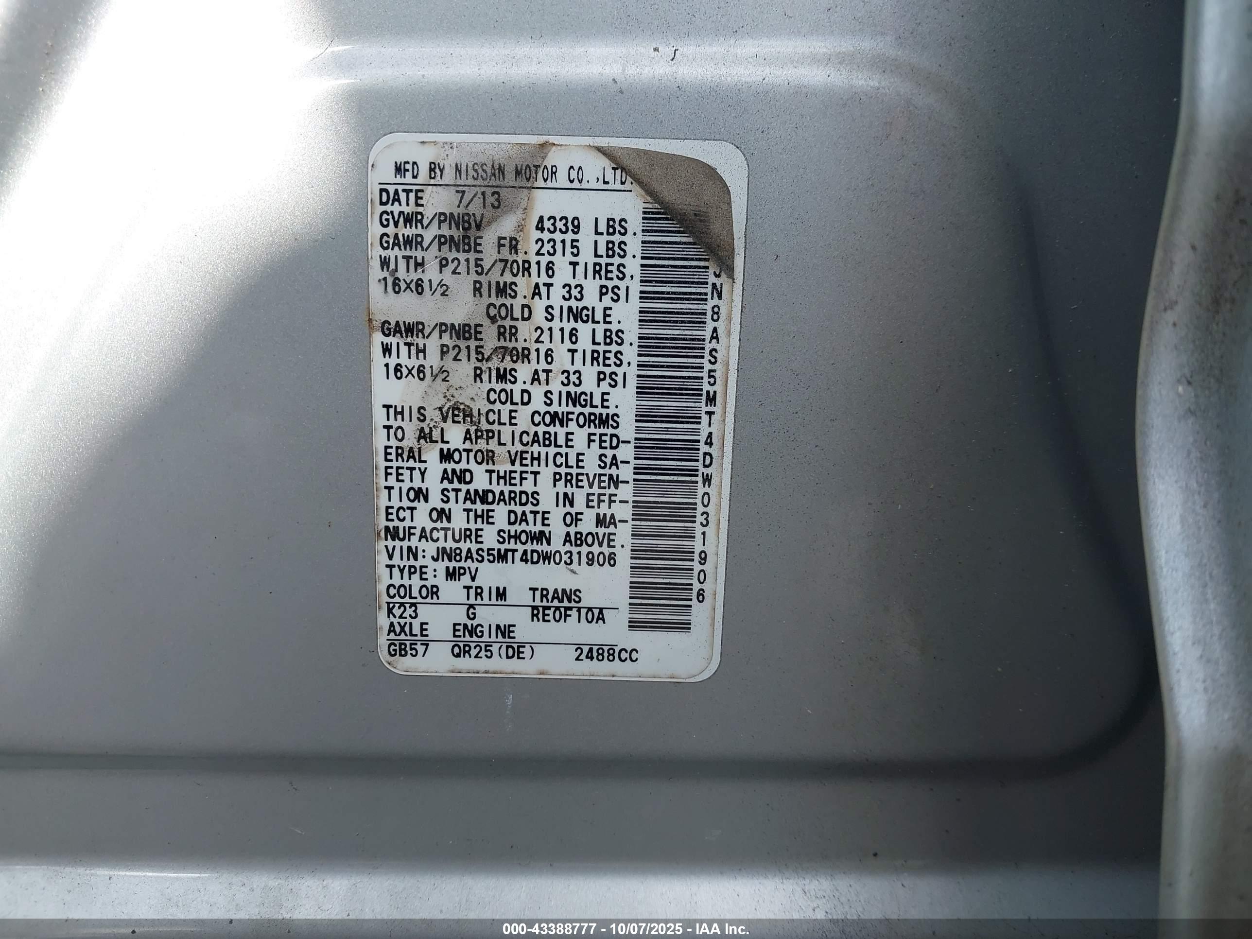 NISSAN ROGUE image 9