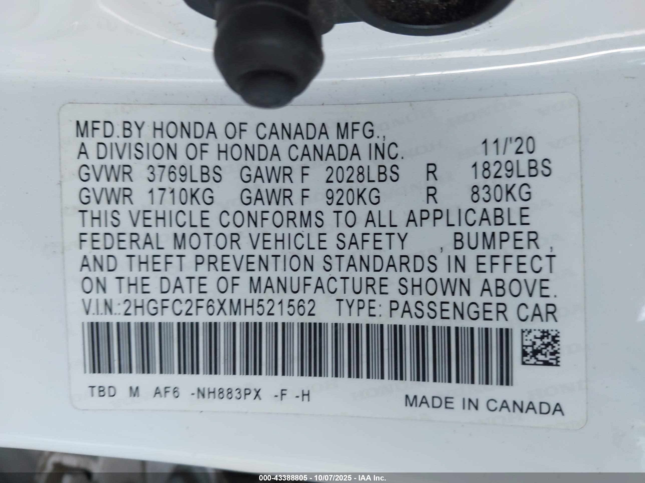 HONDA CIVIC image 9