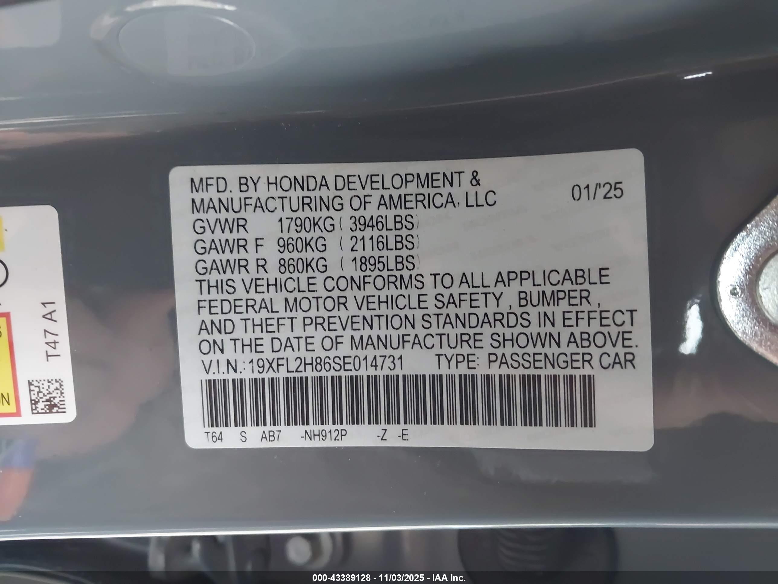 HONDA CIVIC image 9