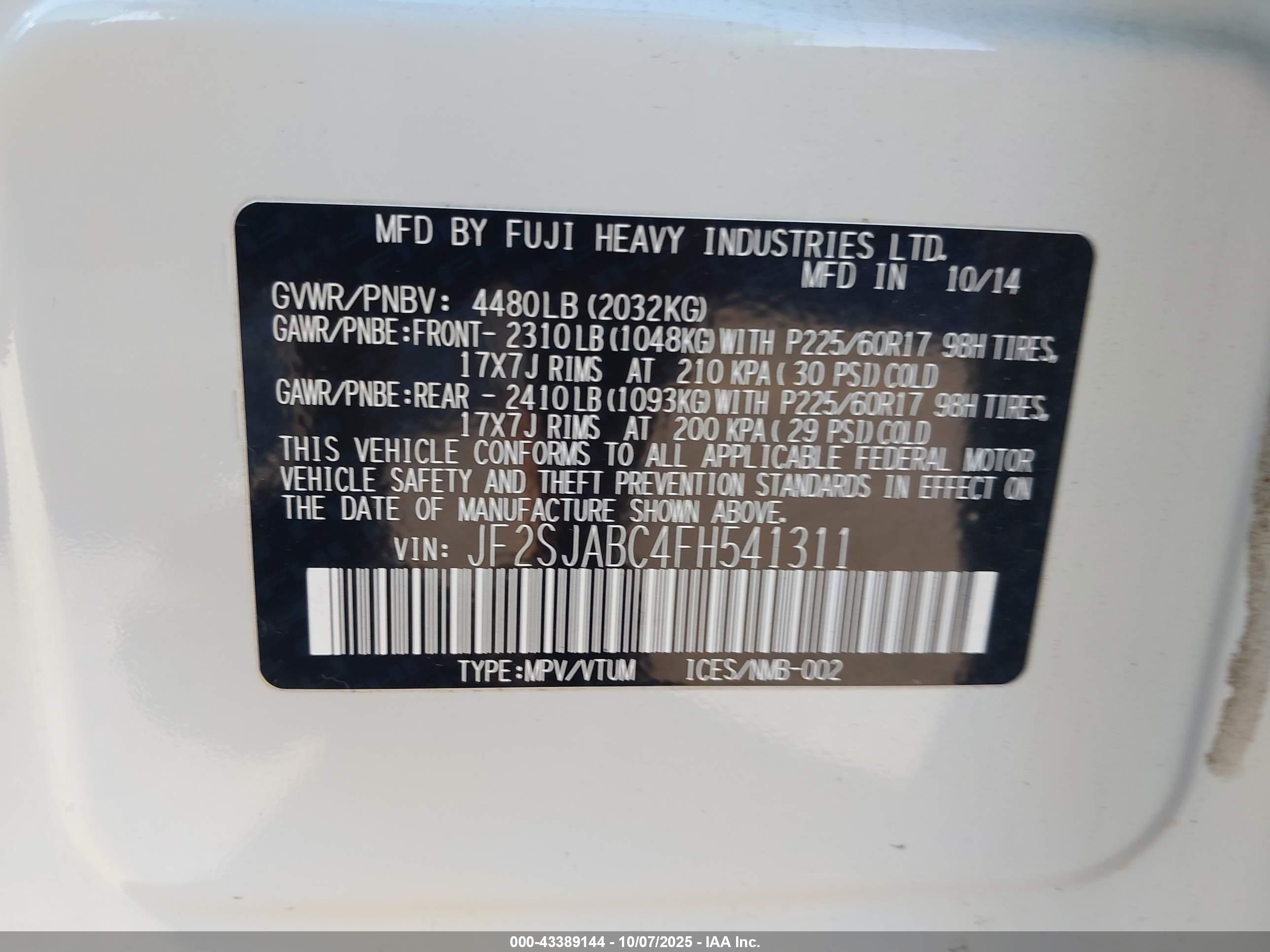 SUBARU FORESTER image 9