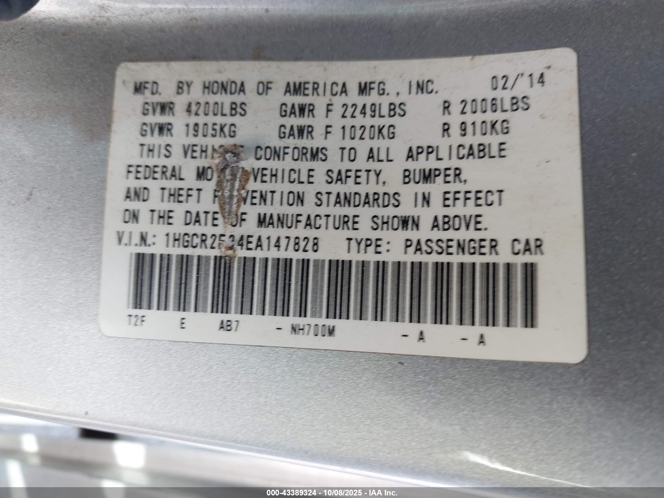 HONDA ACCORD image 9