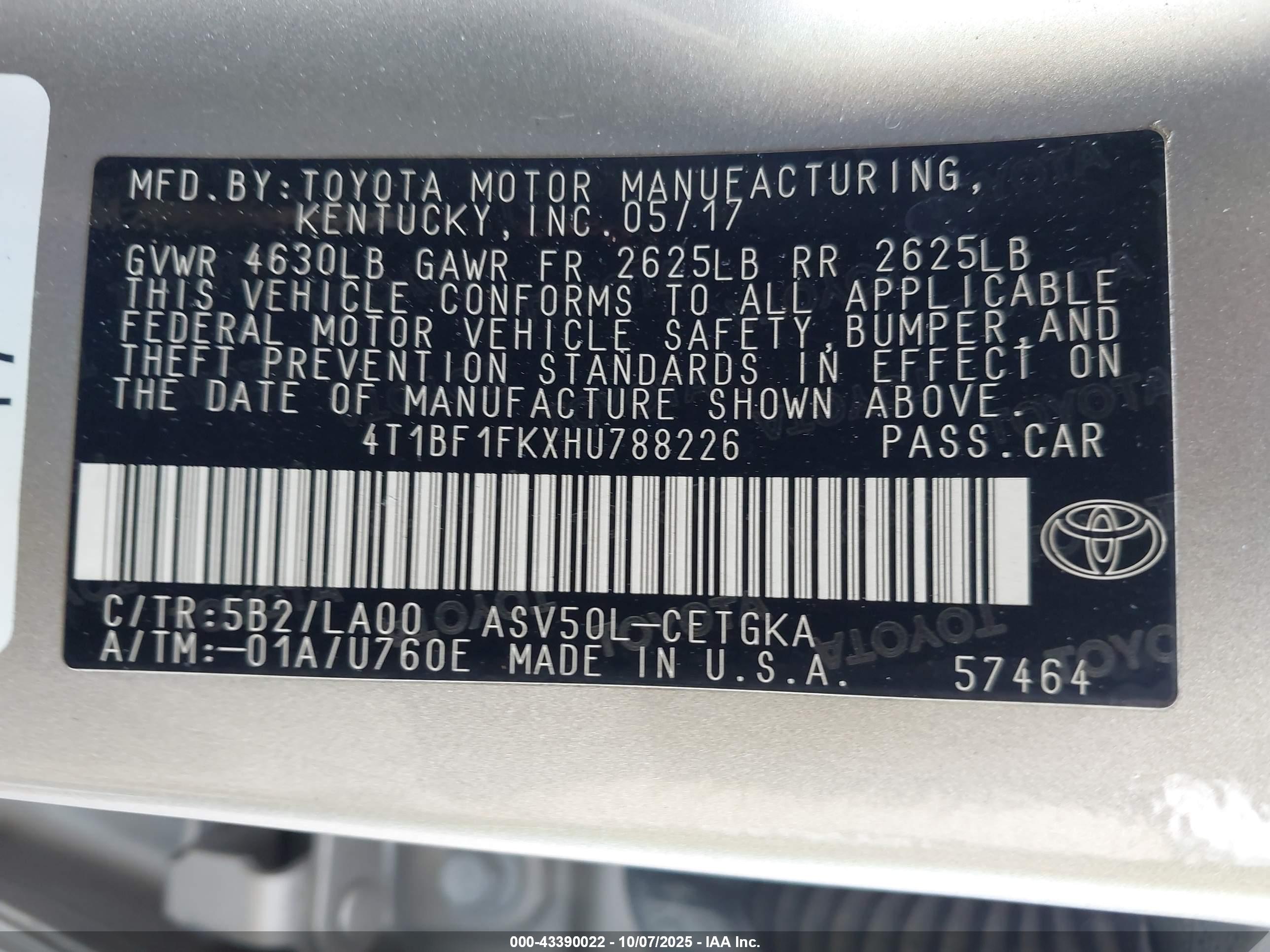 TOYOTA CAMRY image 9