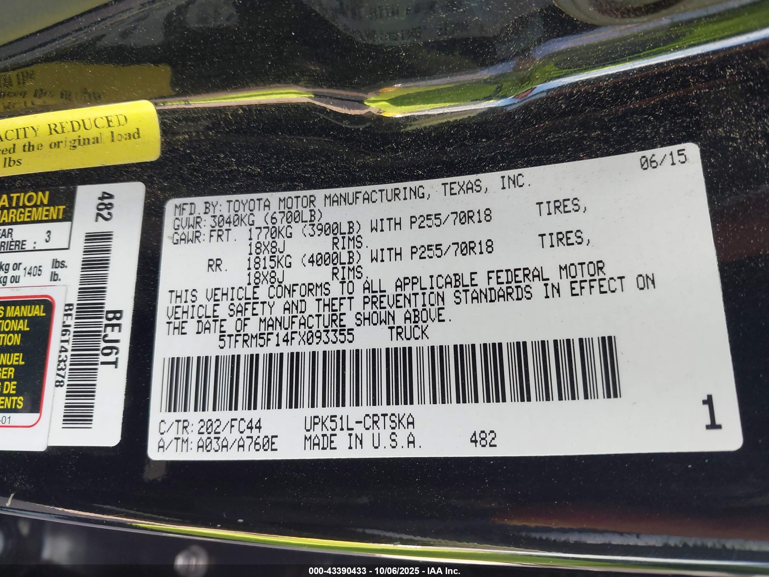 TOYOTA TUNDRA image 9