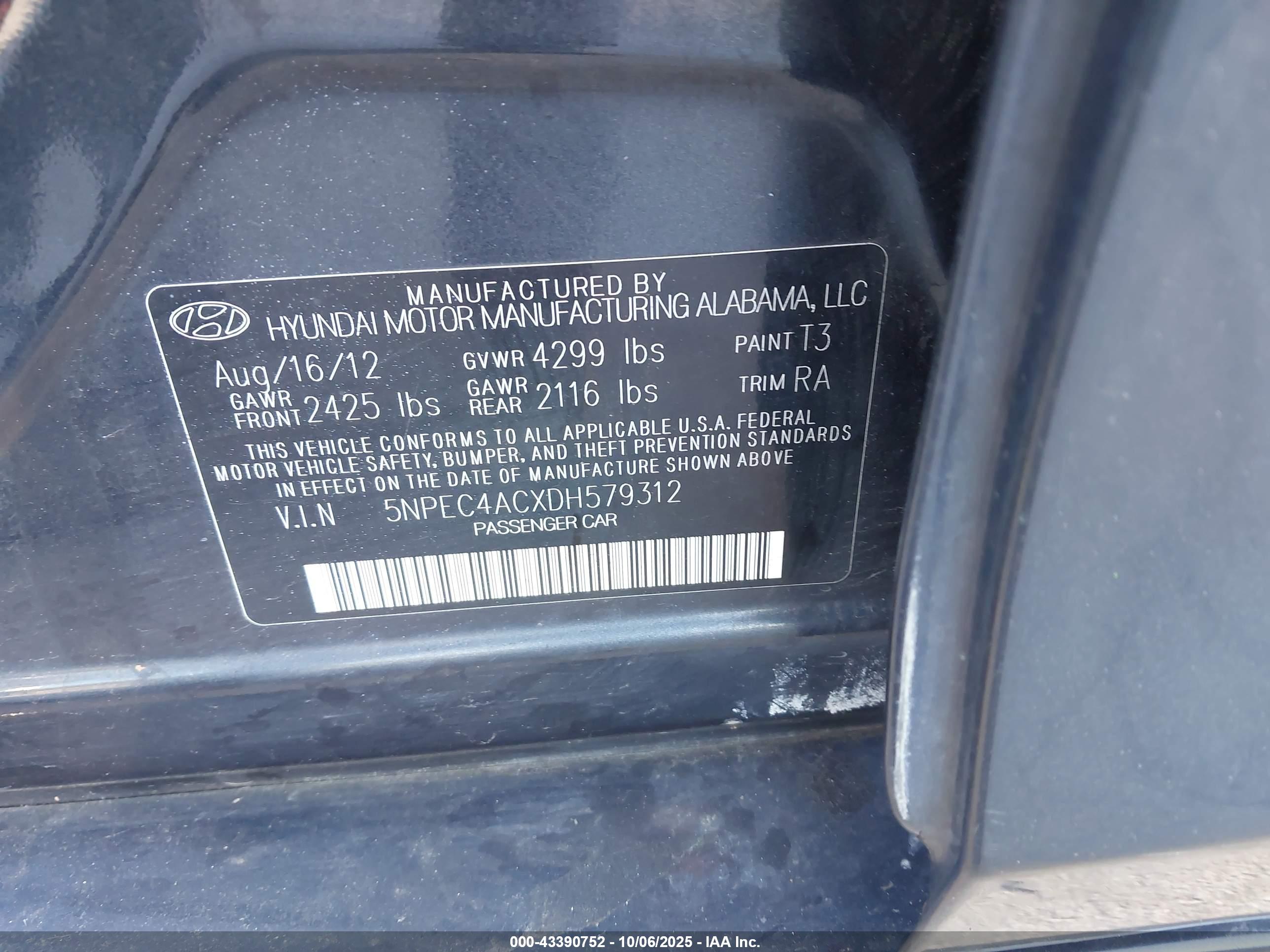 HYUNDAI SONATA image 9