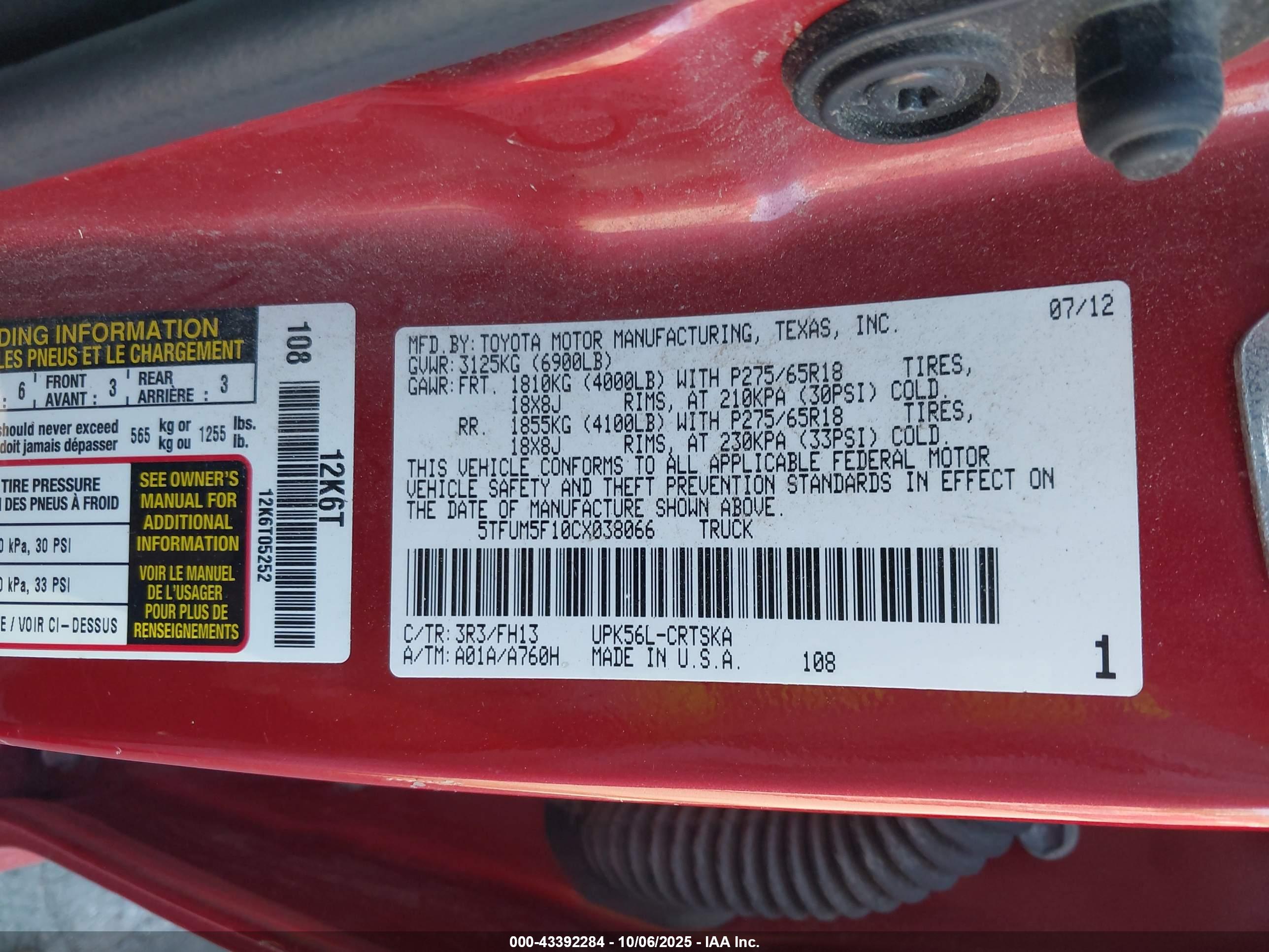 TOYOTA TUNDRA image 9
