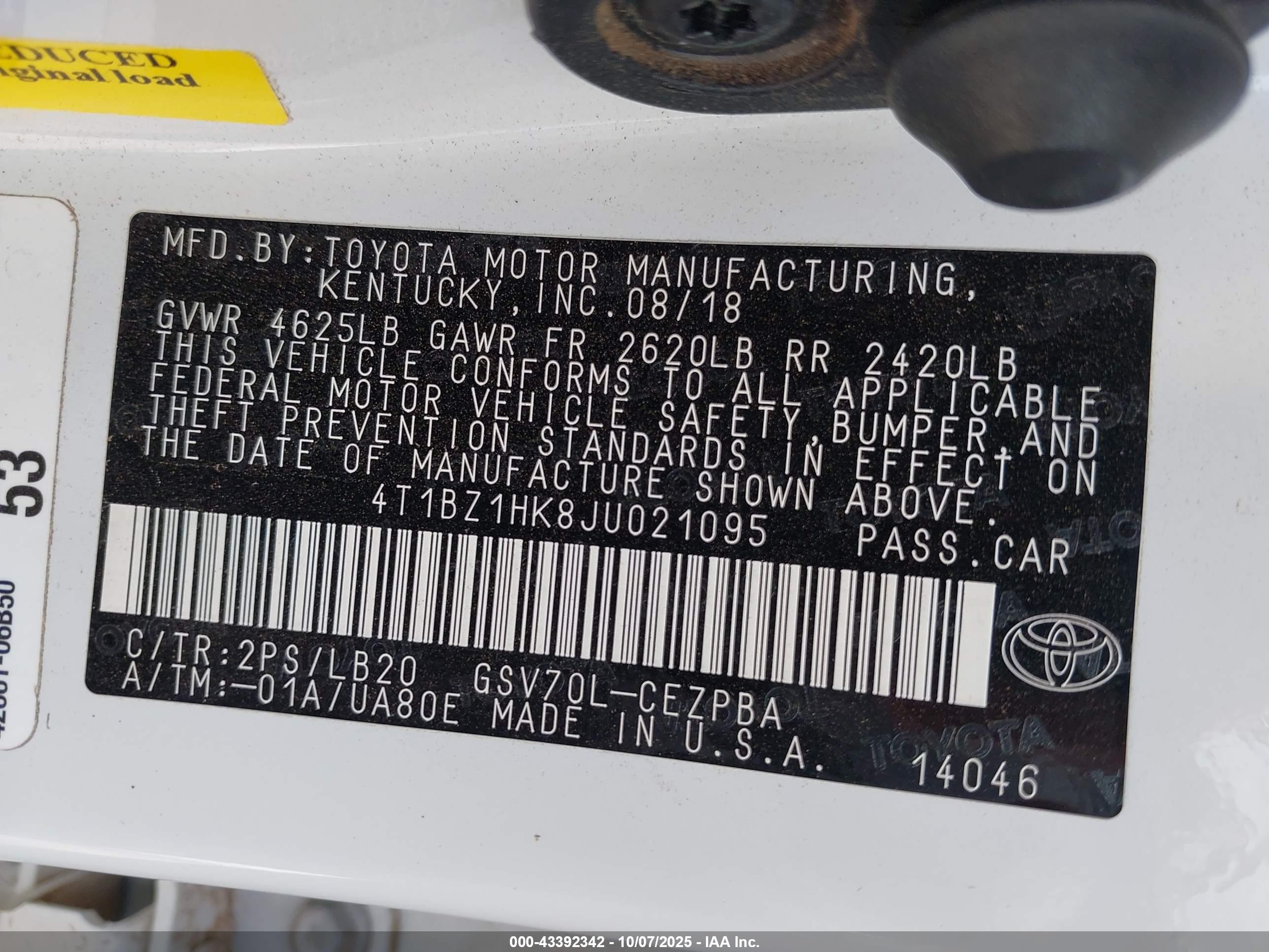 TOYOTA CAMRY image 9