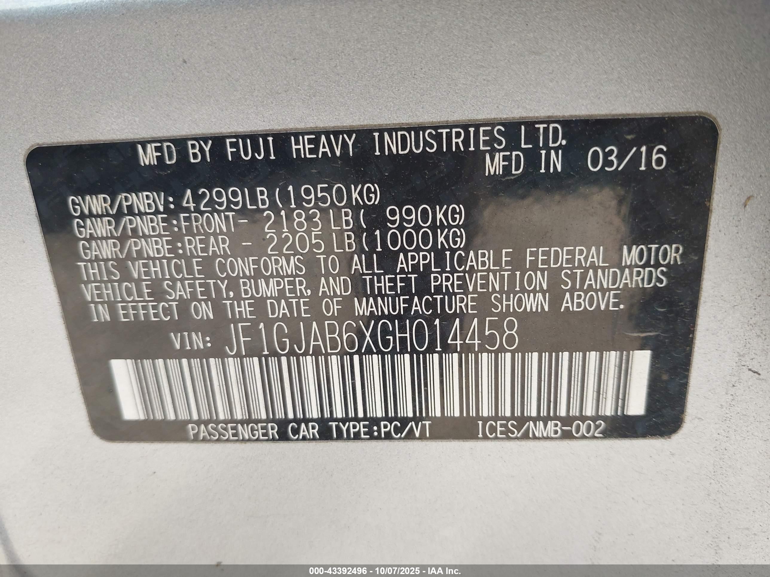 SUBARU IMPREZA image 9