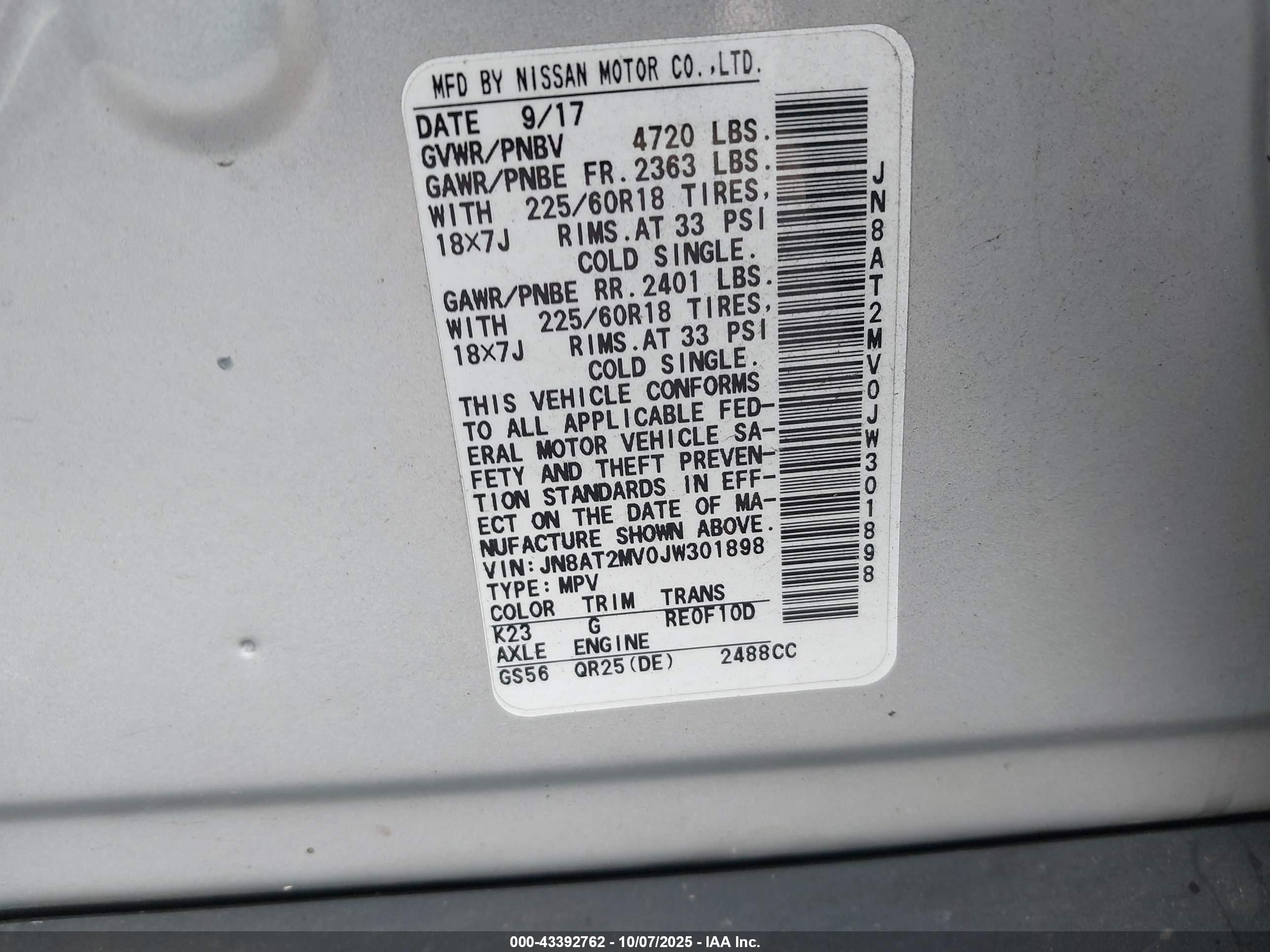 NISSAN ROGUE image 9