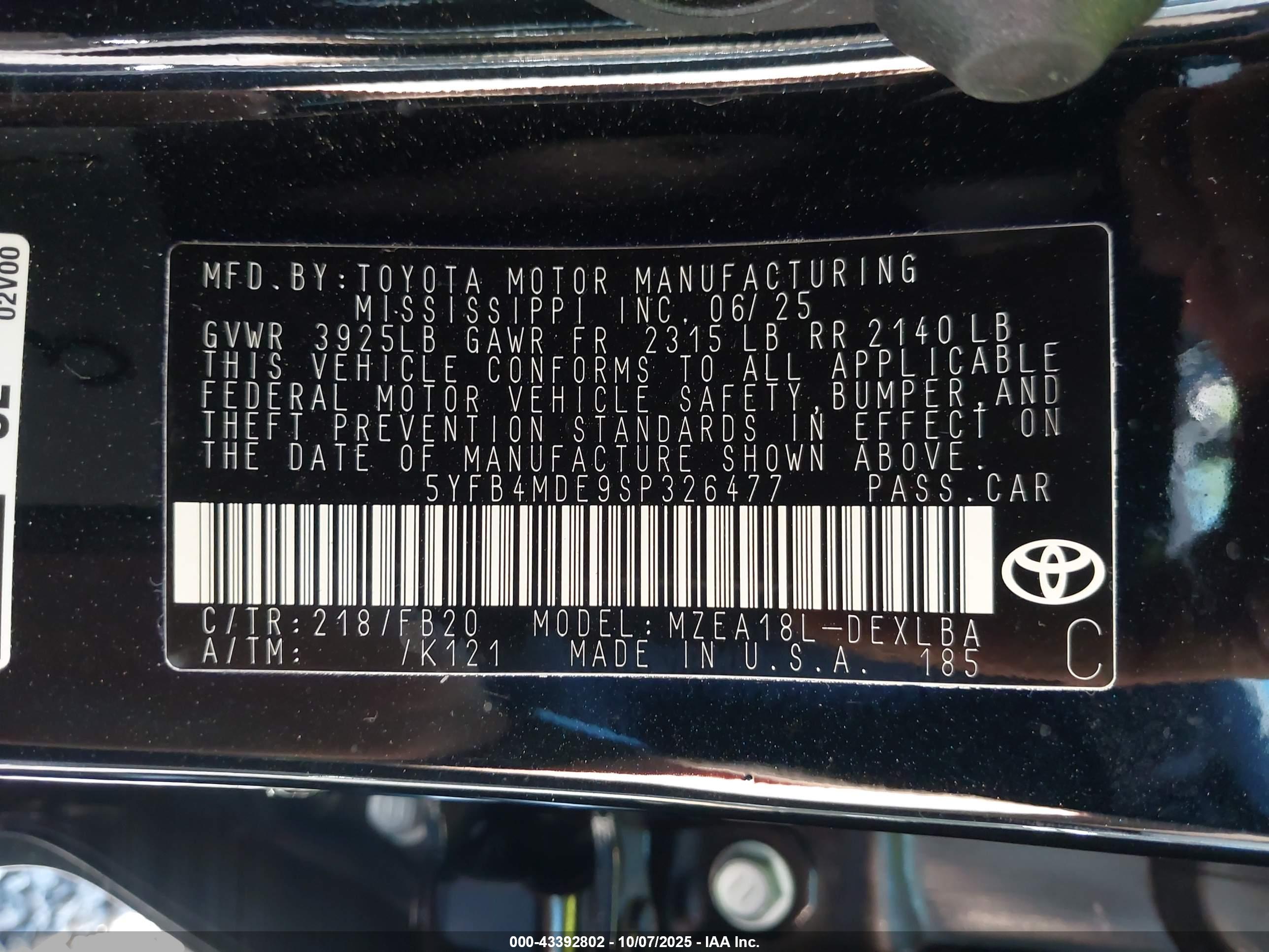 TOYOTA COROLLA image 9