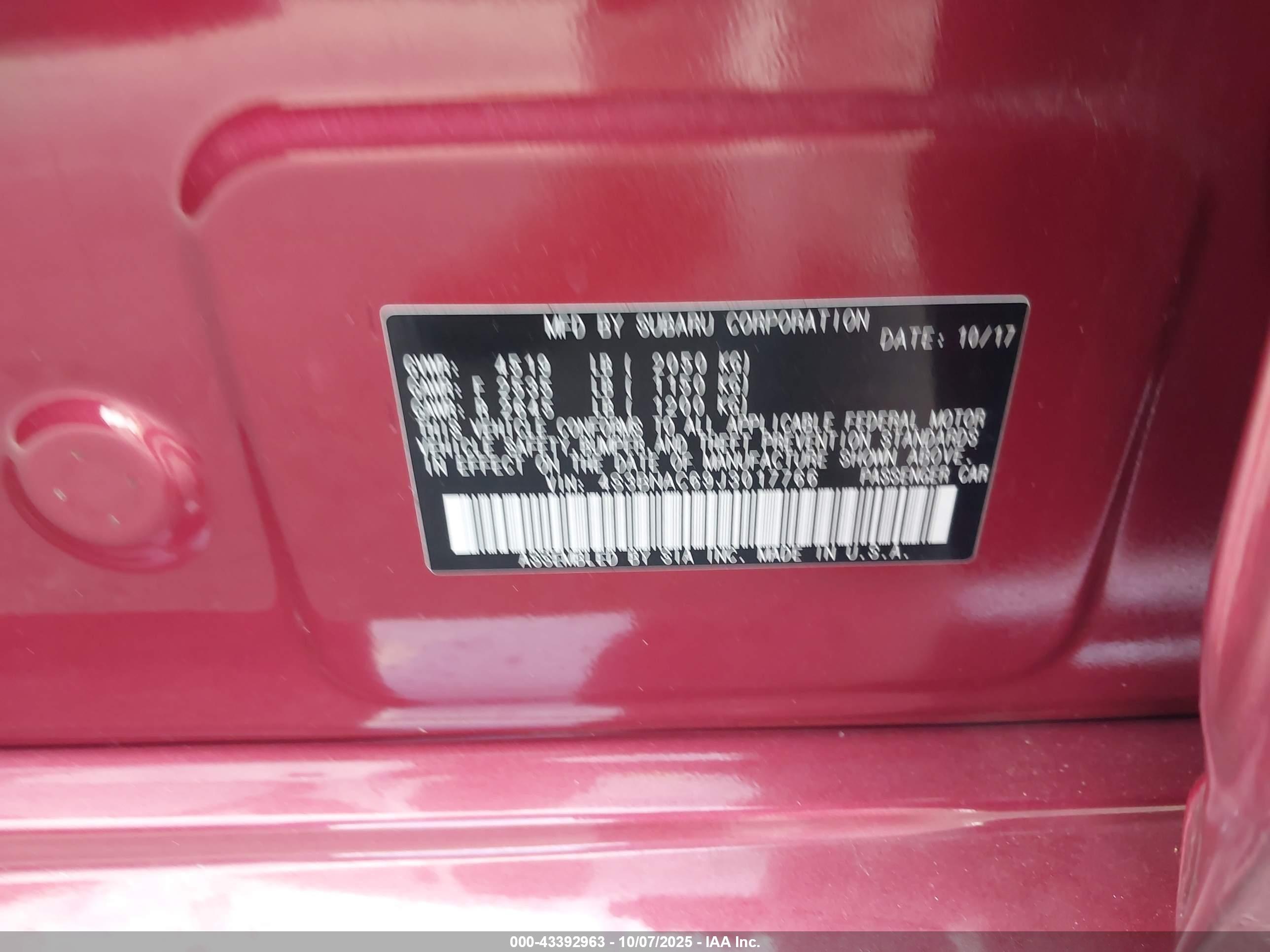 SUBARU LEGACY image 9