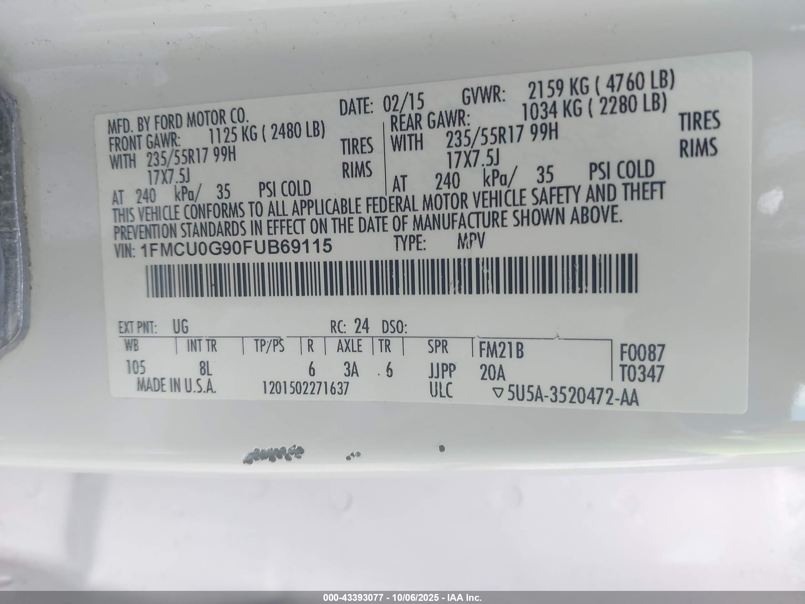 FORD ESCAPE image 9