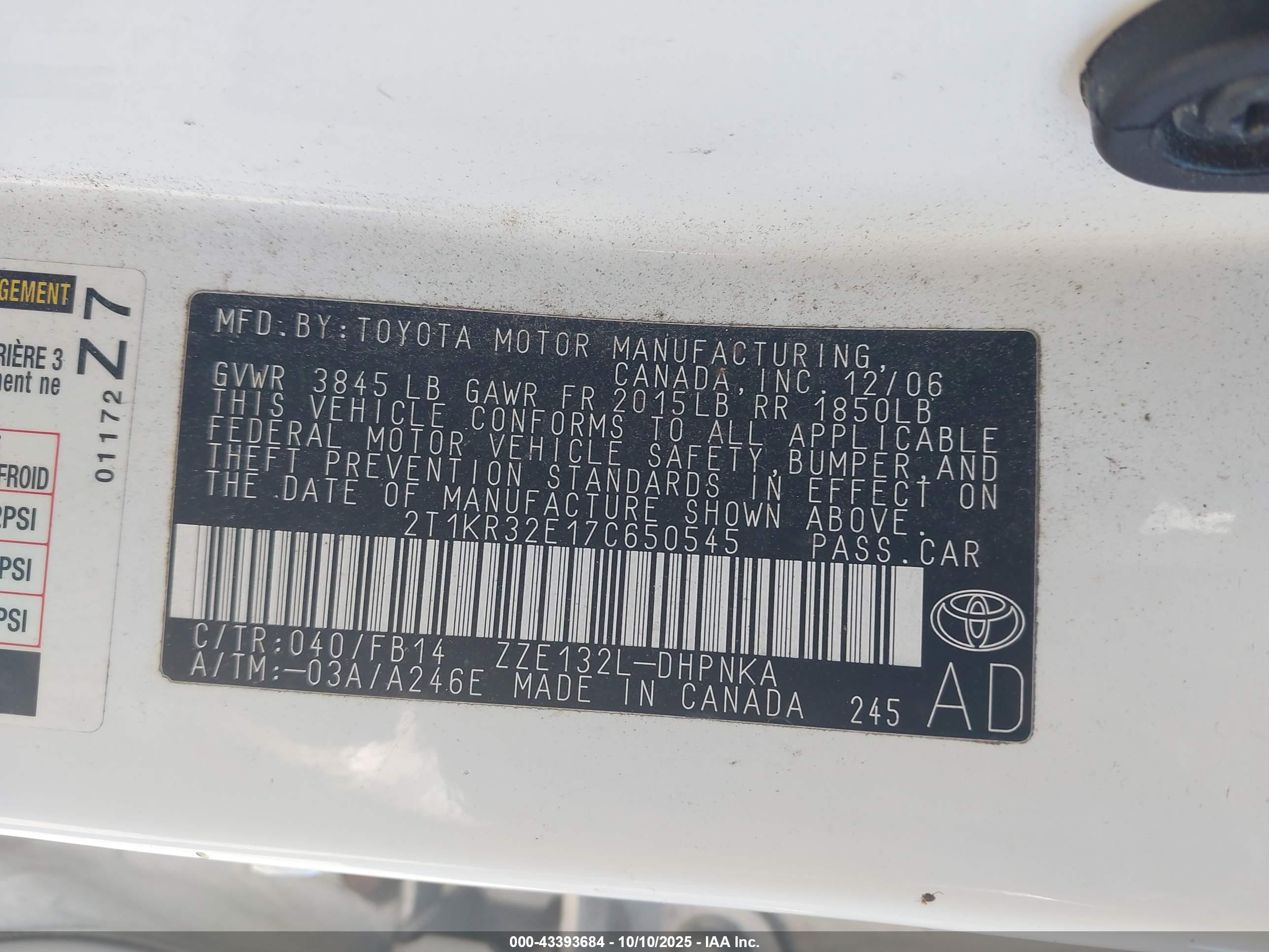 TOYOTA MATRIX image 9
