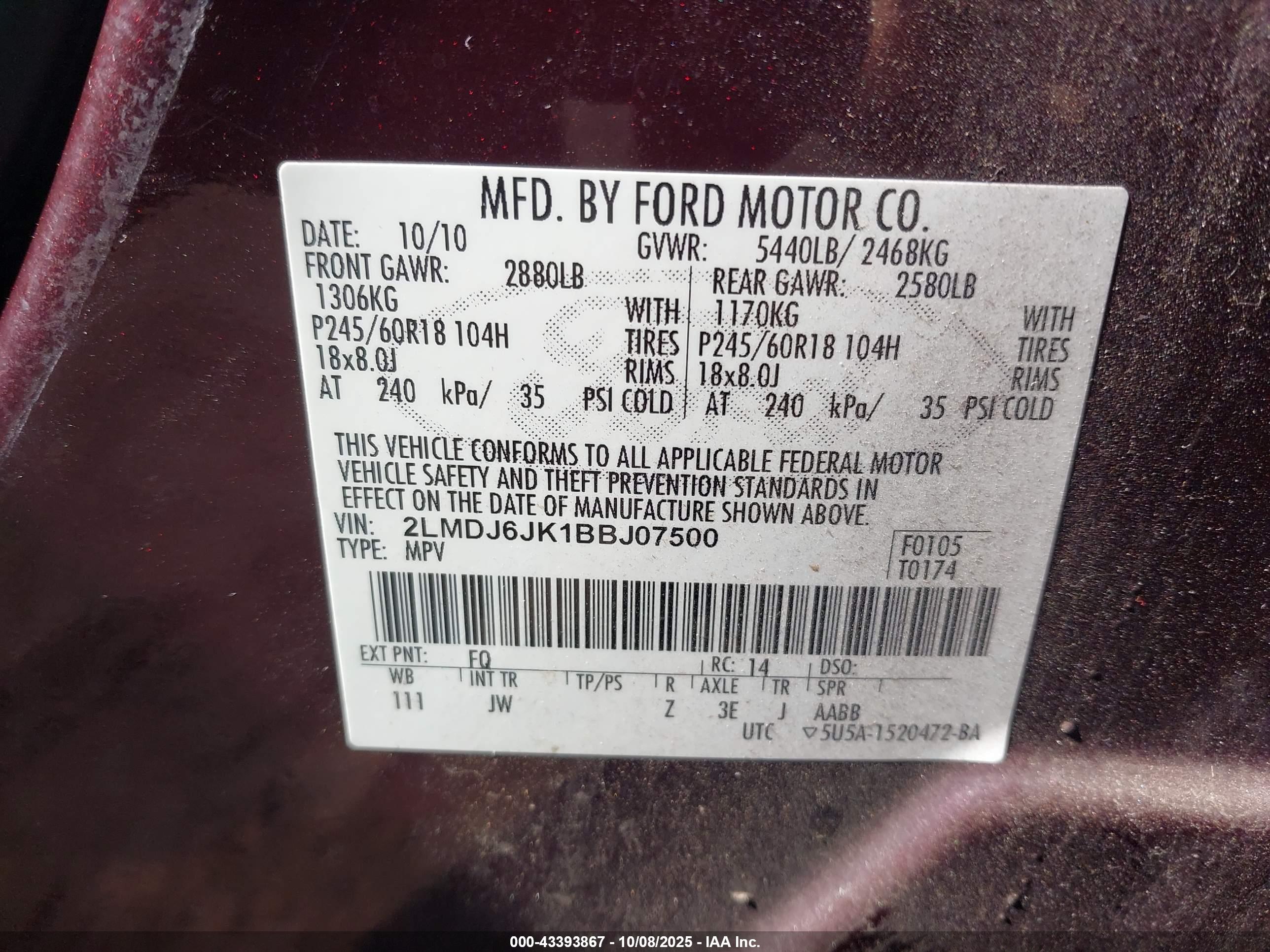 LINCOLN MKX image 9