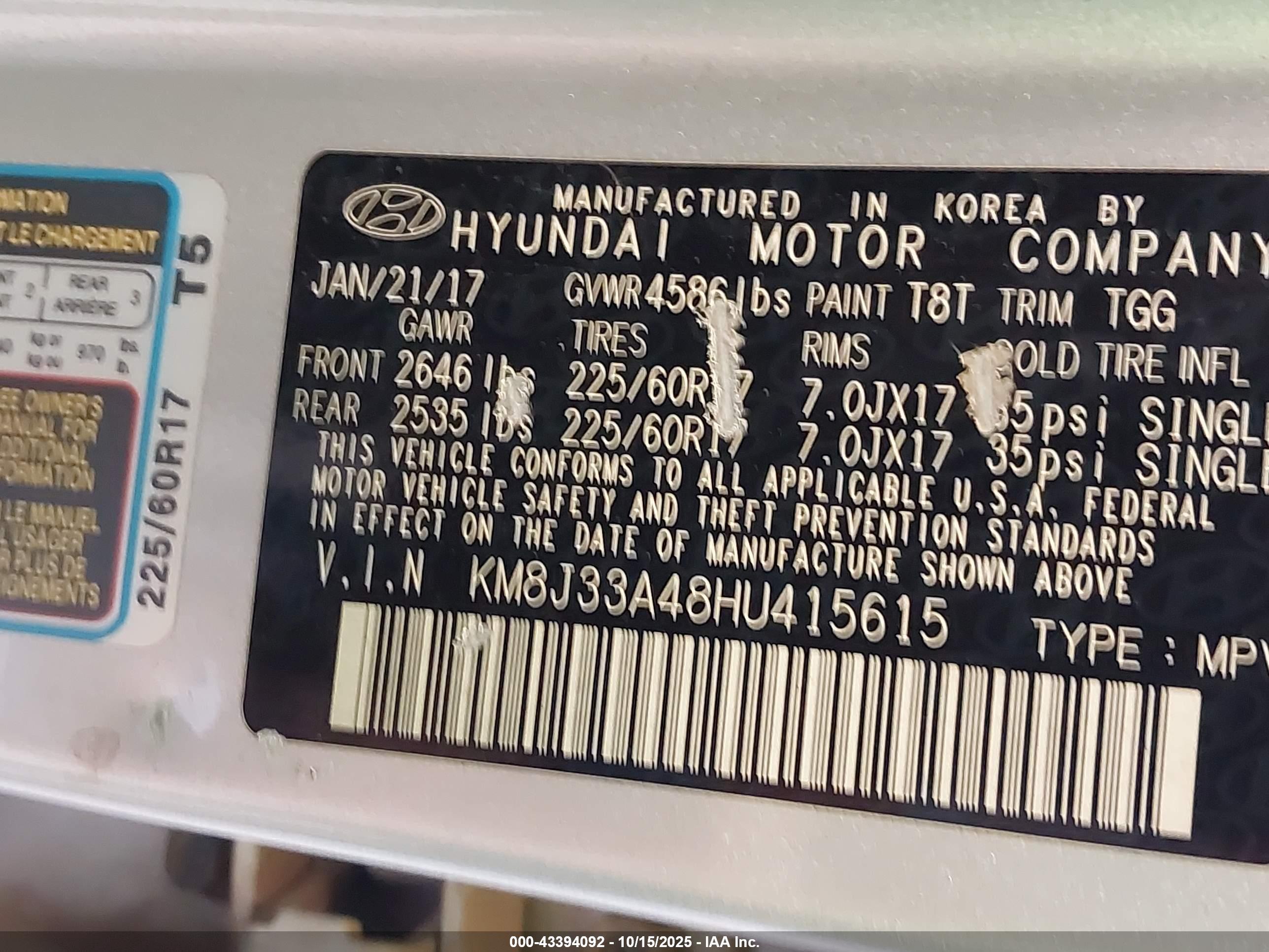 HYUNDAI TUCSON image 9