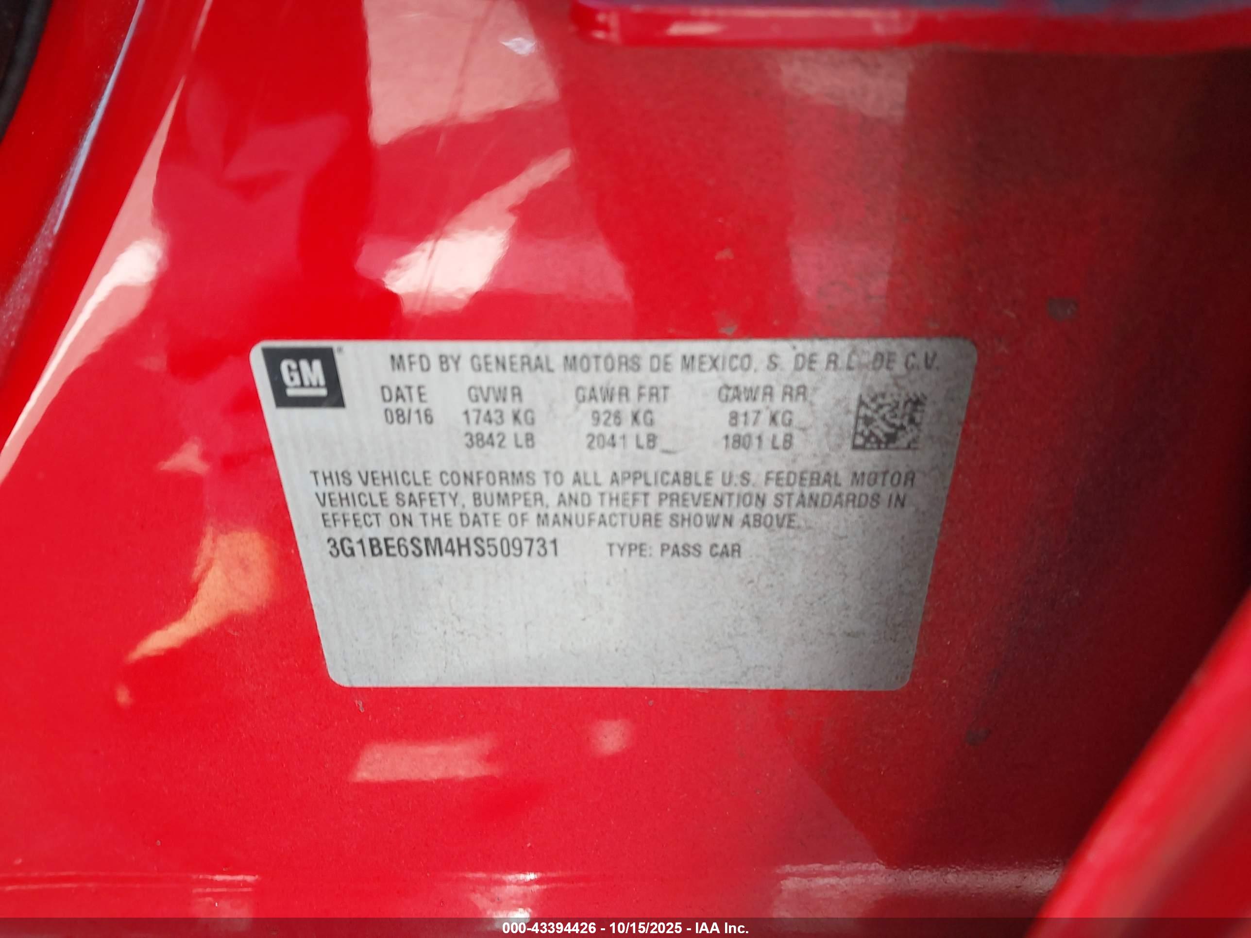 CHEVROLET CRUZE image 9