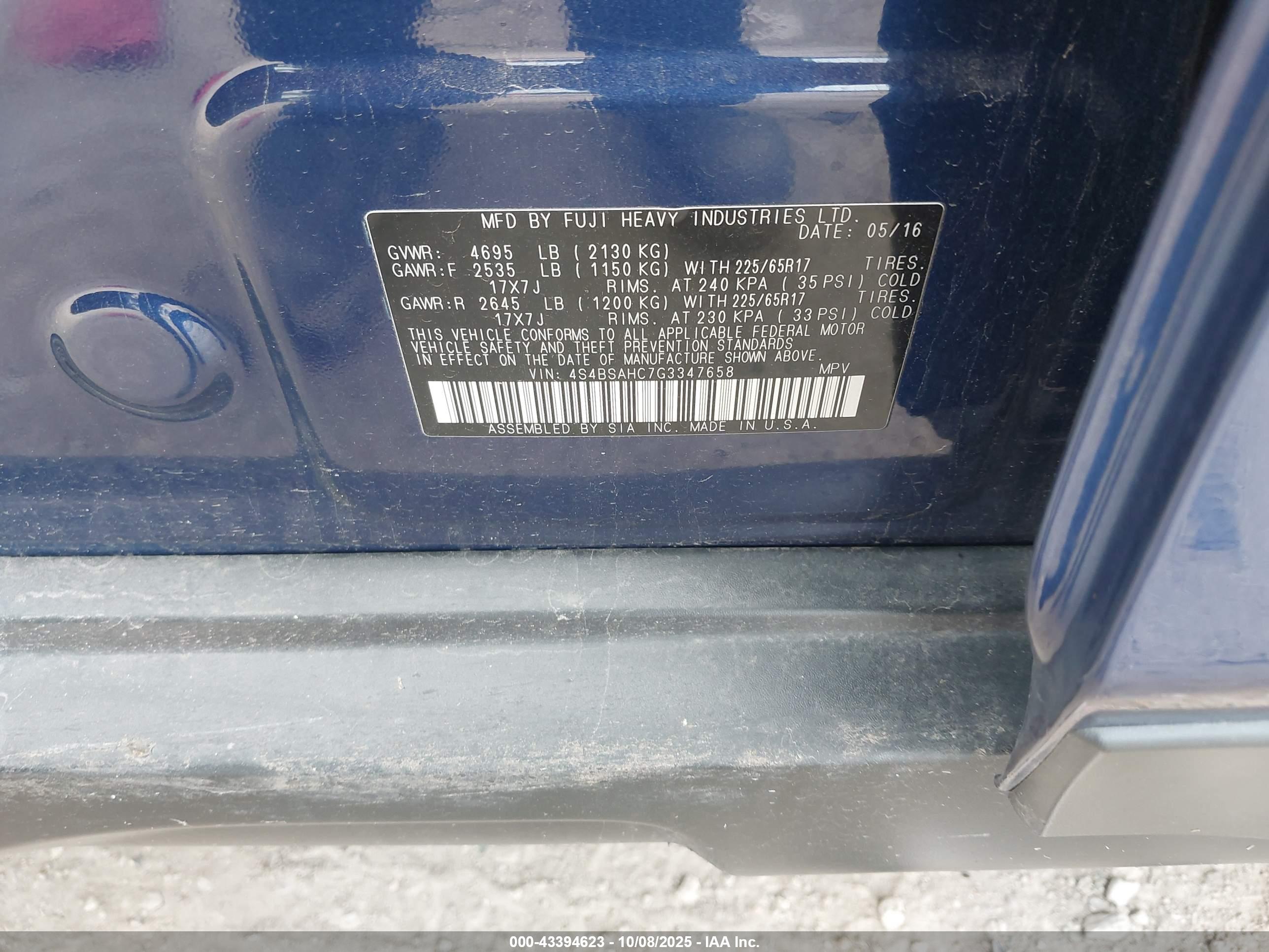 SUBARU OUTBACK image 9