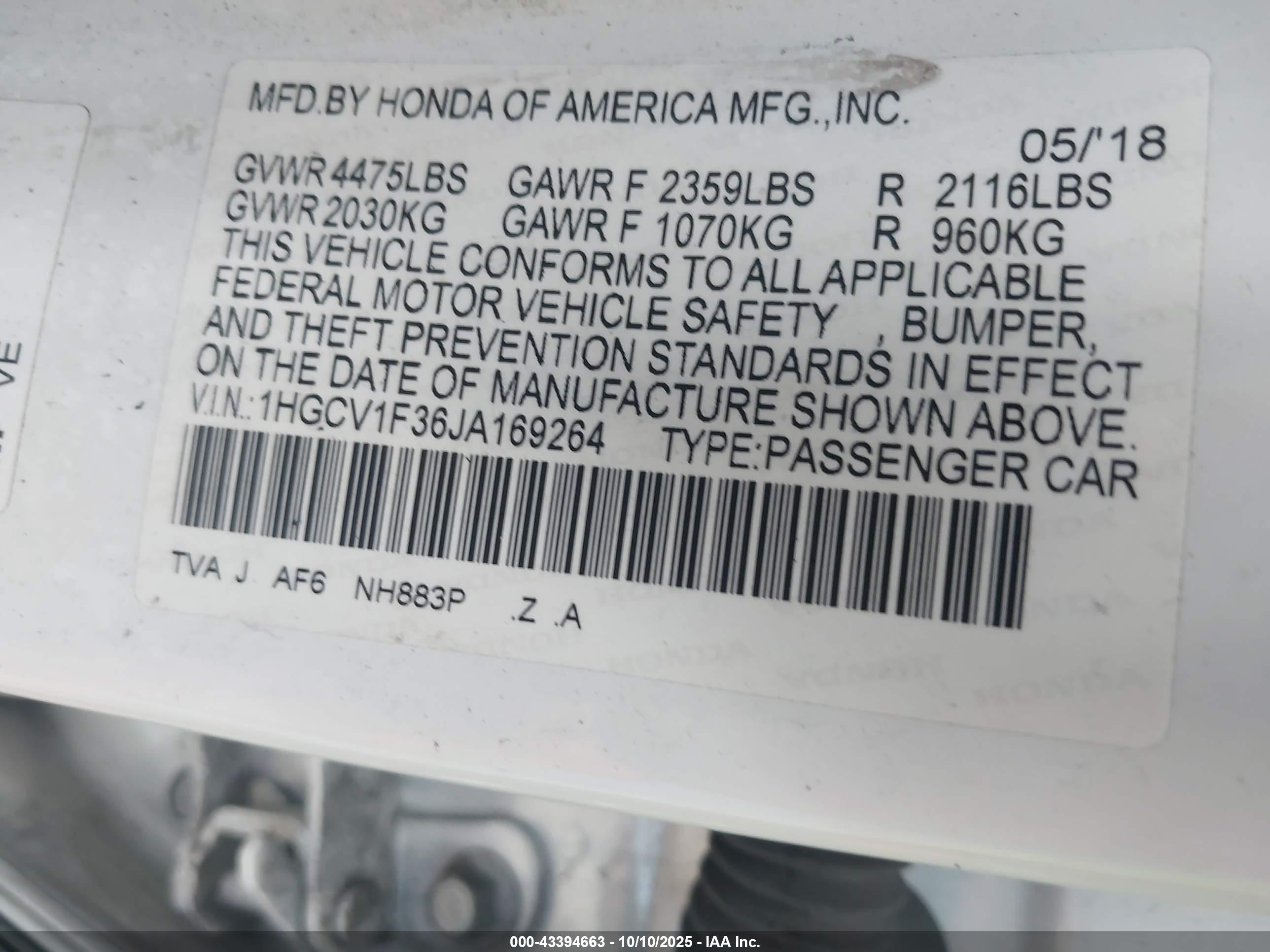 HONDA ACCORD image 9