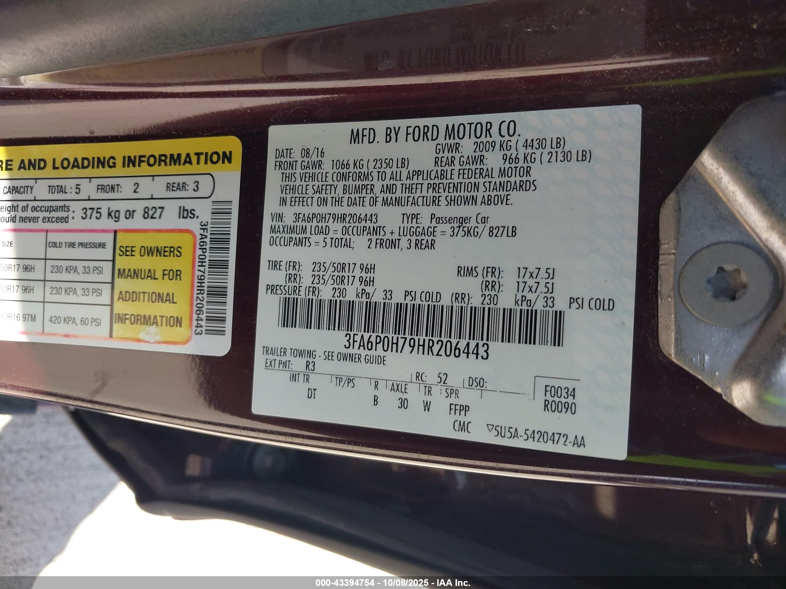 FORD FUSION image 9