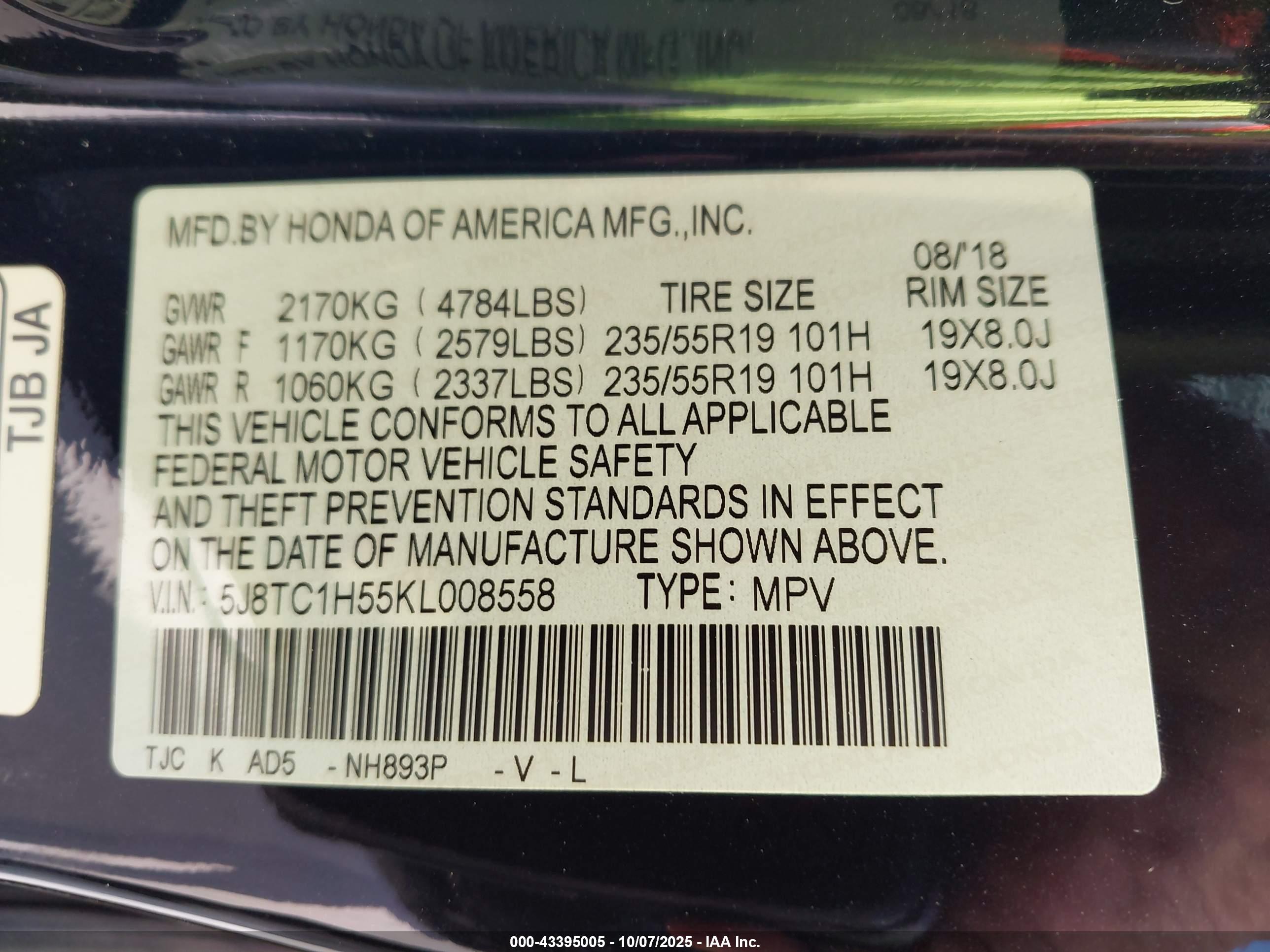 ACURA RDX image 9