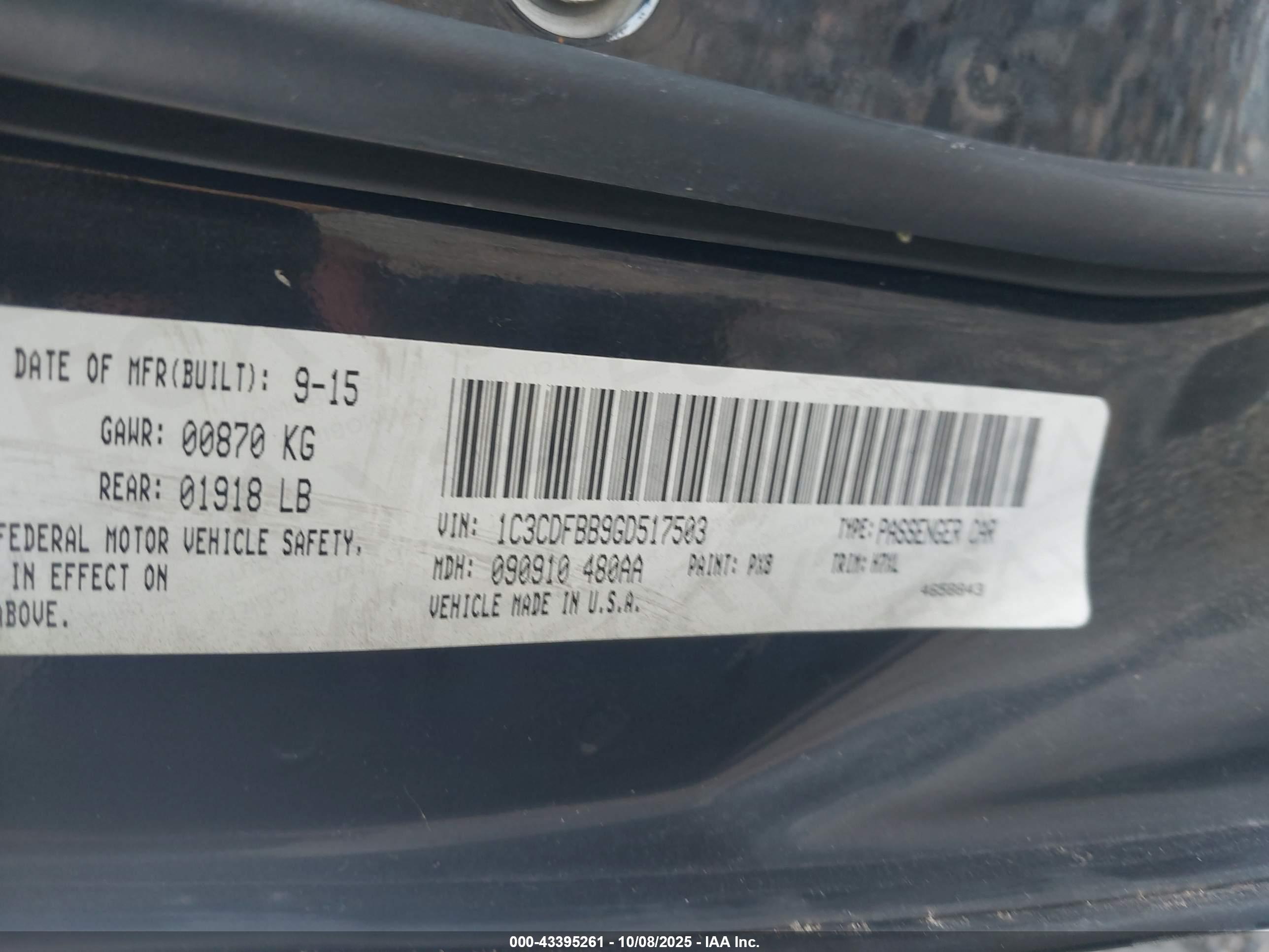 DODGE DART image 9
