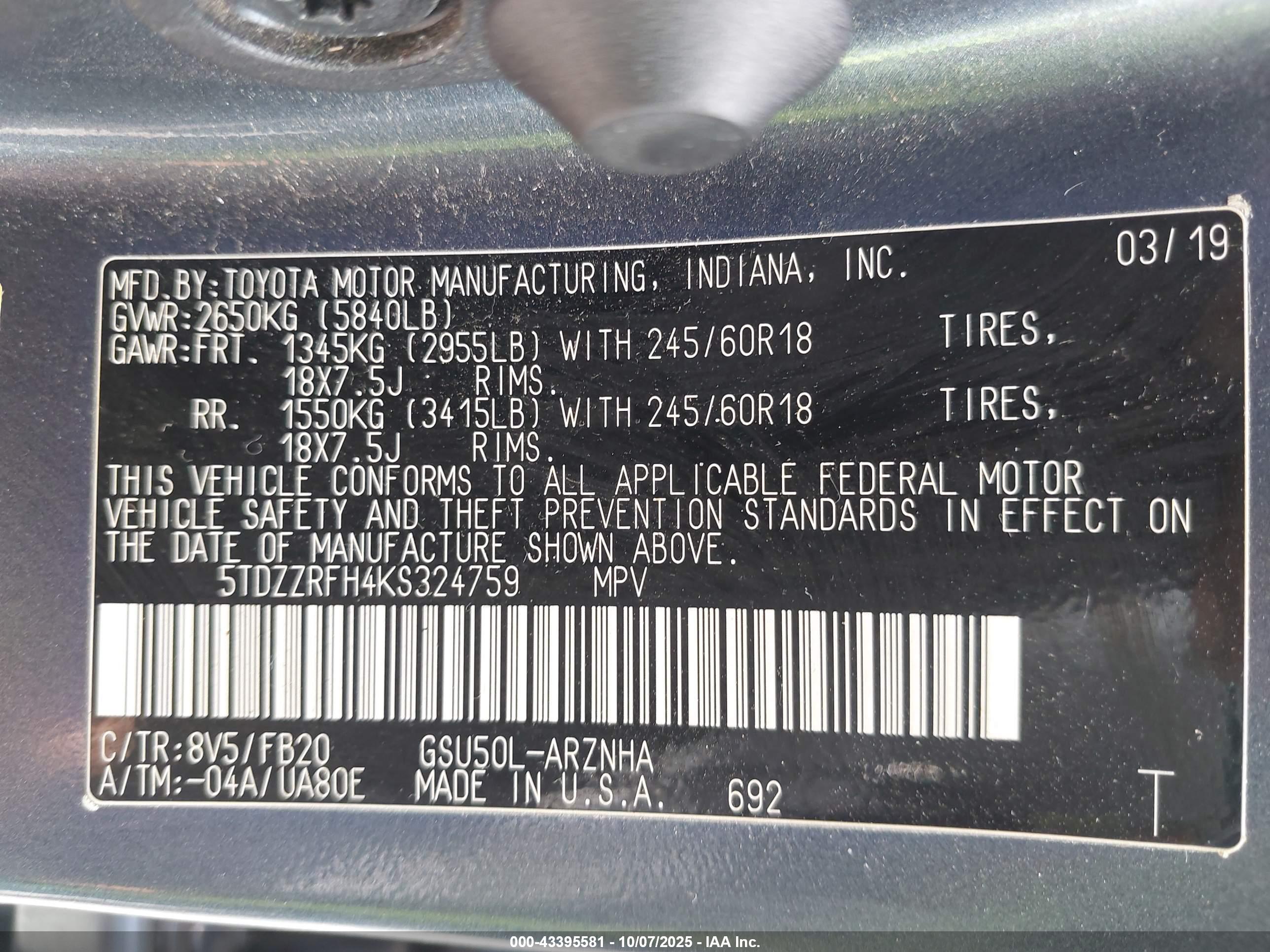 TOYOTA HIGHLANDER image 9