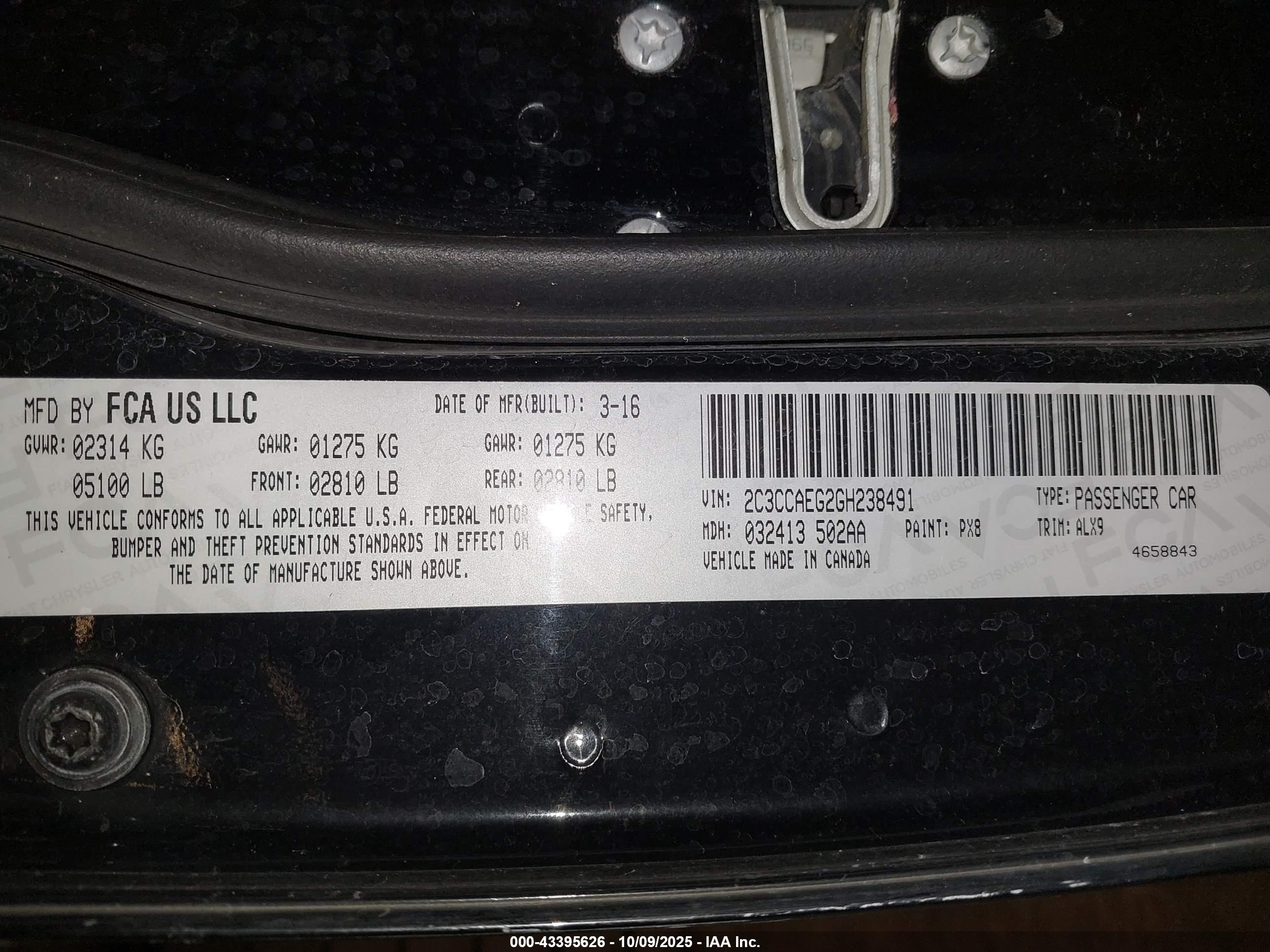 CHRYSLER 300C image 9