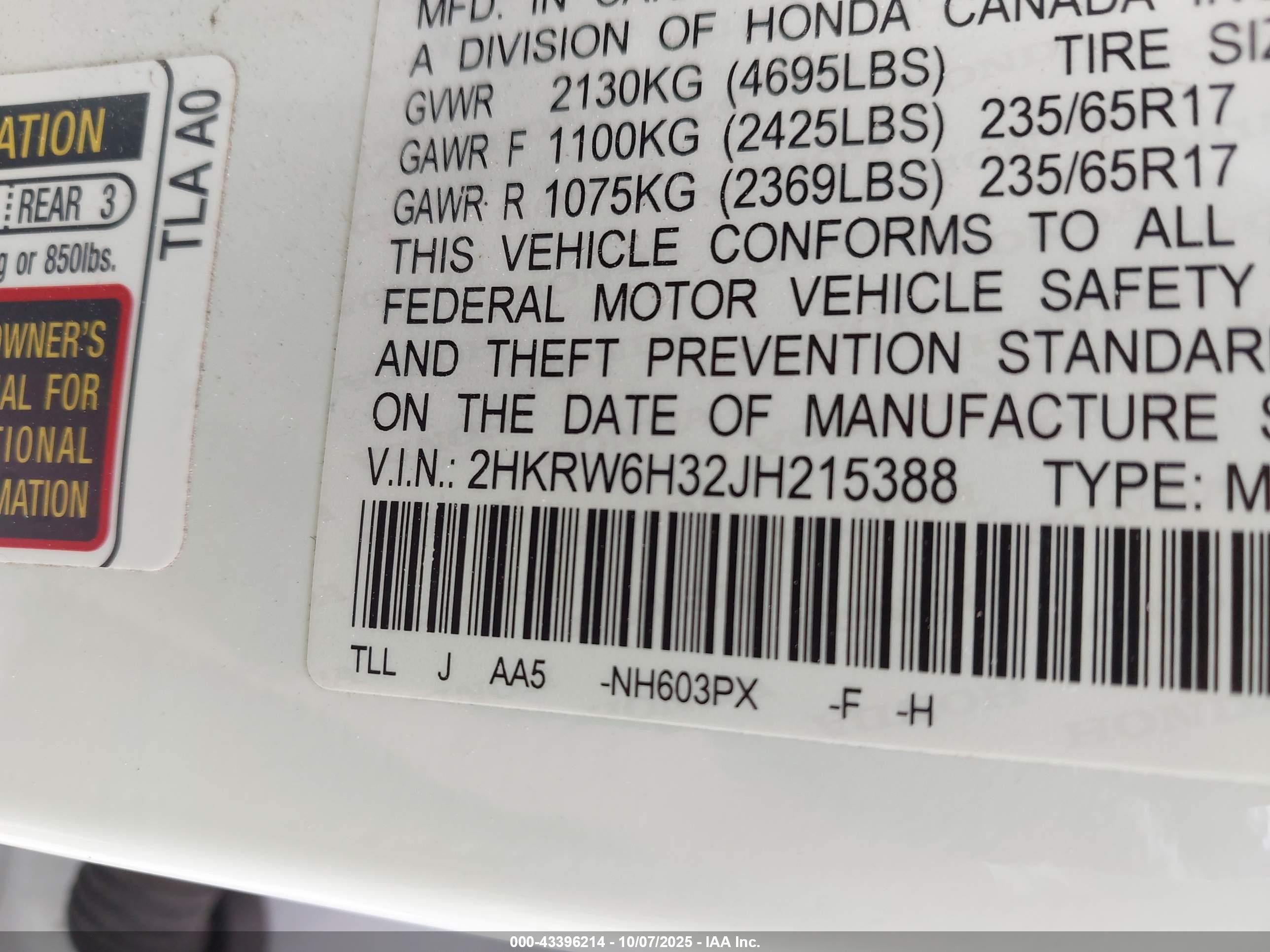 HONDA CR-V image 9