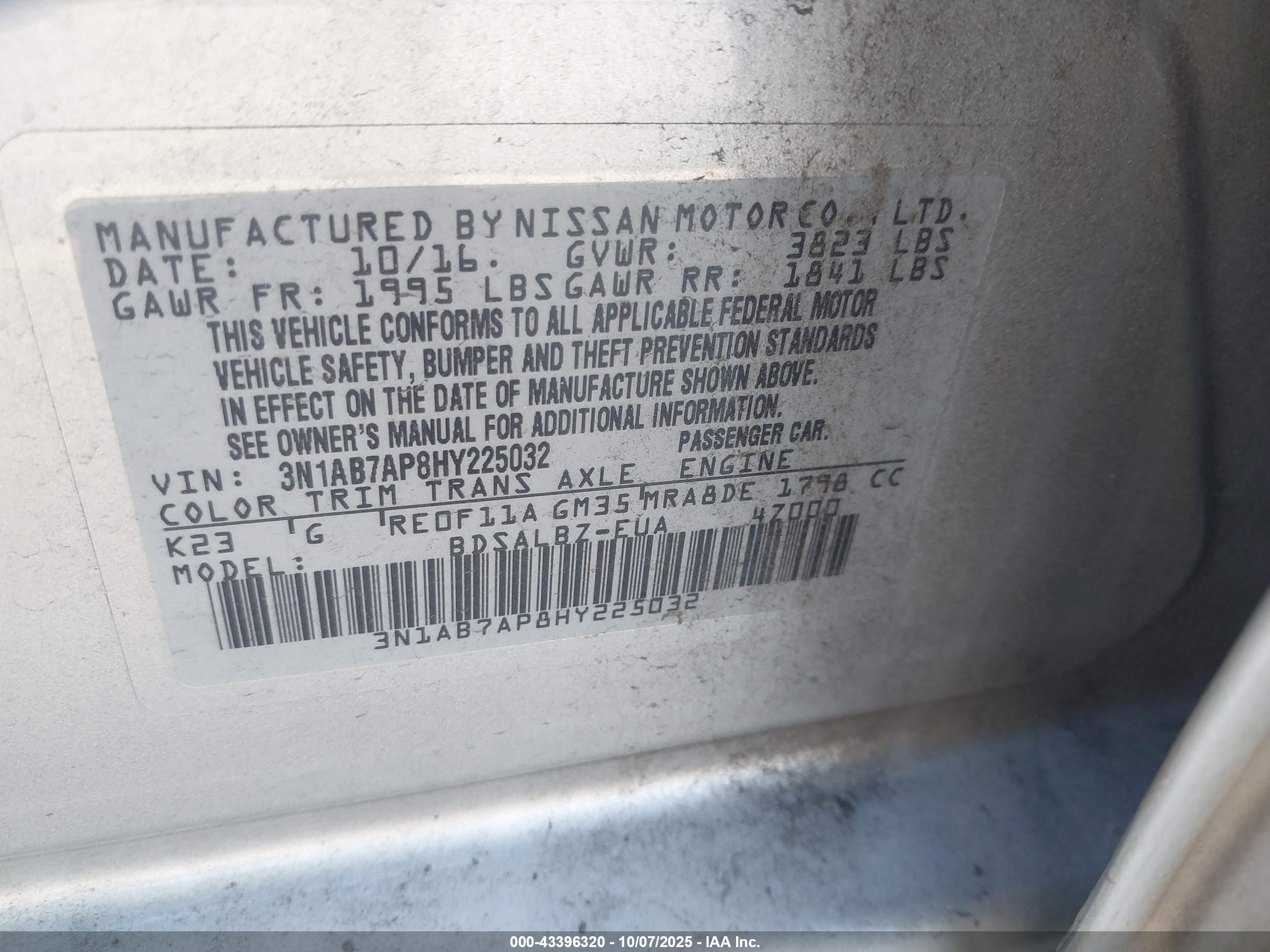 NISSAN SENTRA image 9