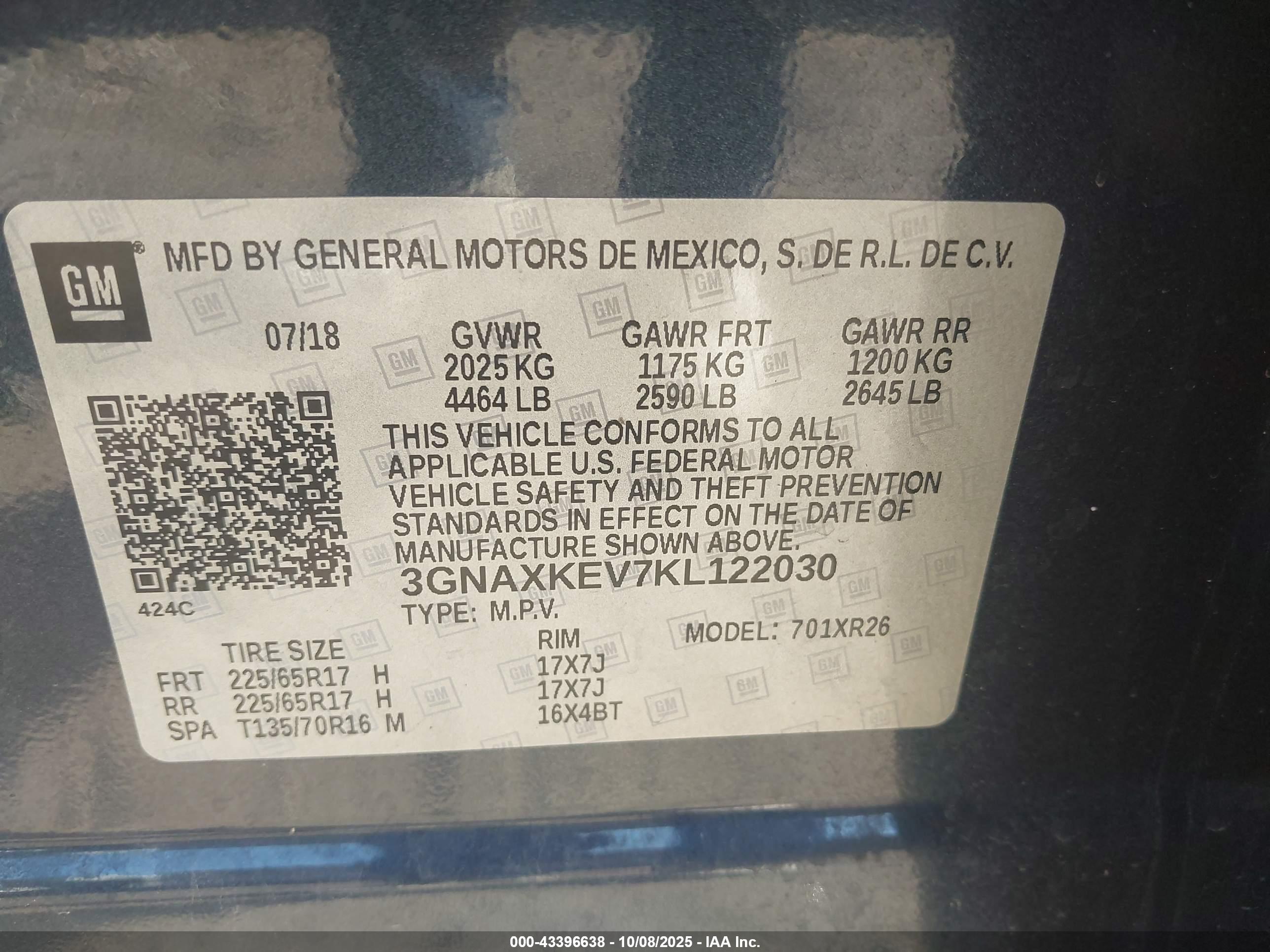 CHEVROLET EQUINOX image 9