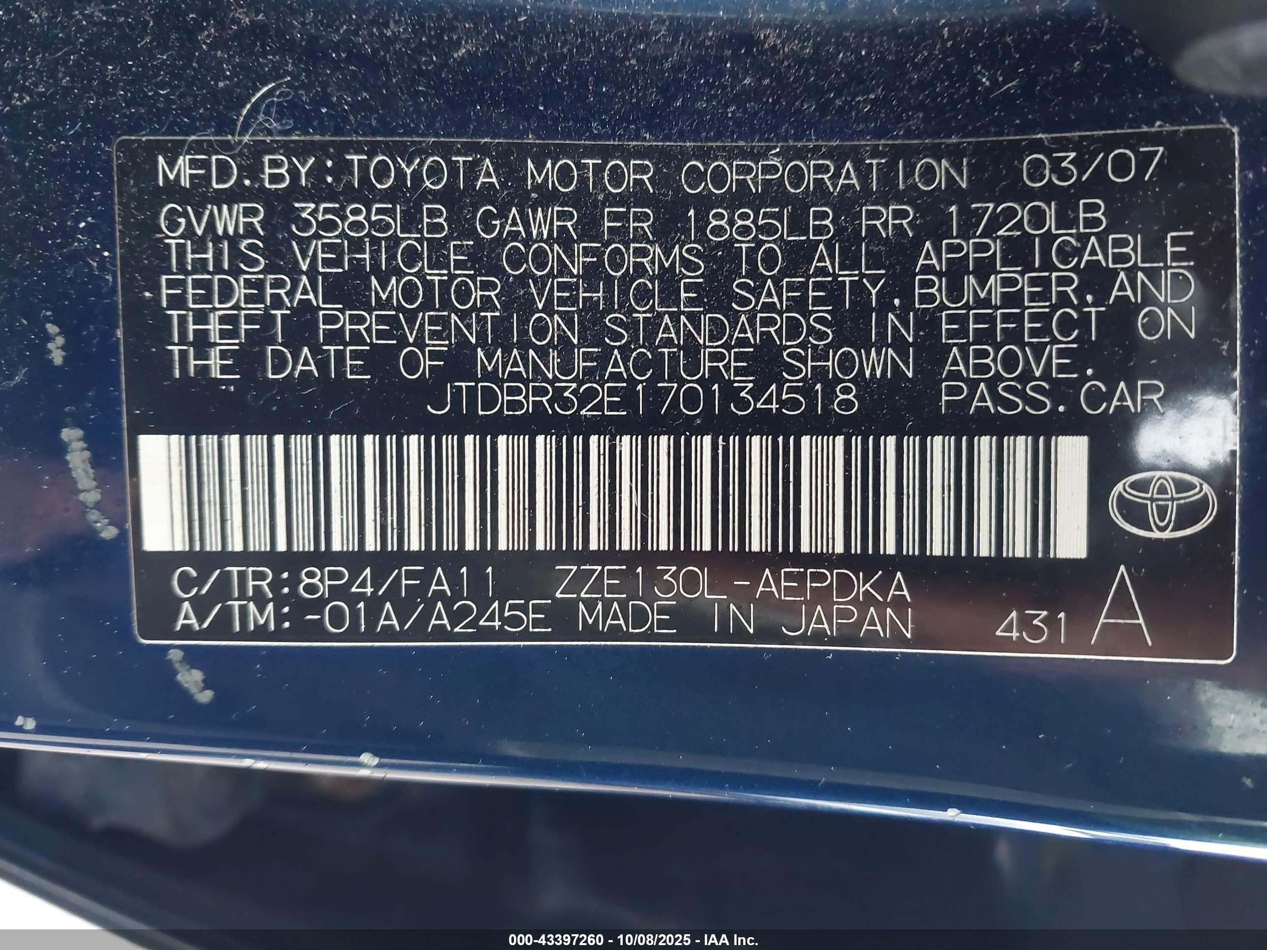 TOYOTA COROLLA image 9
