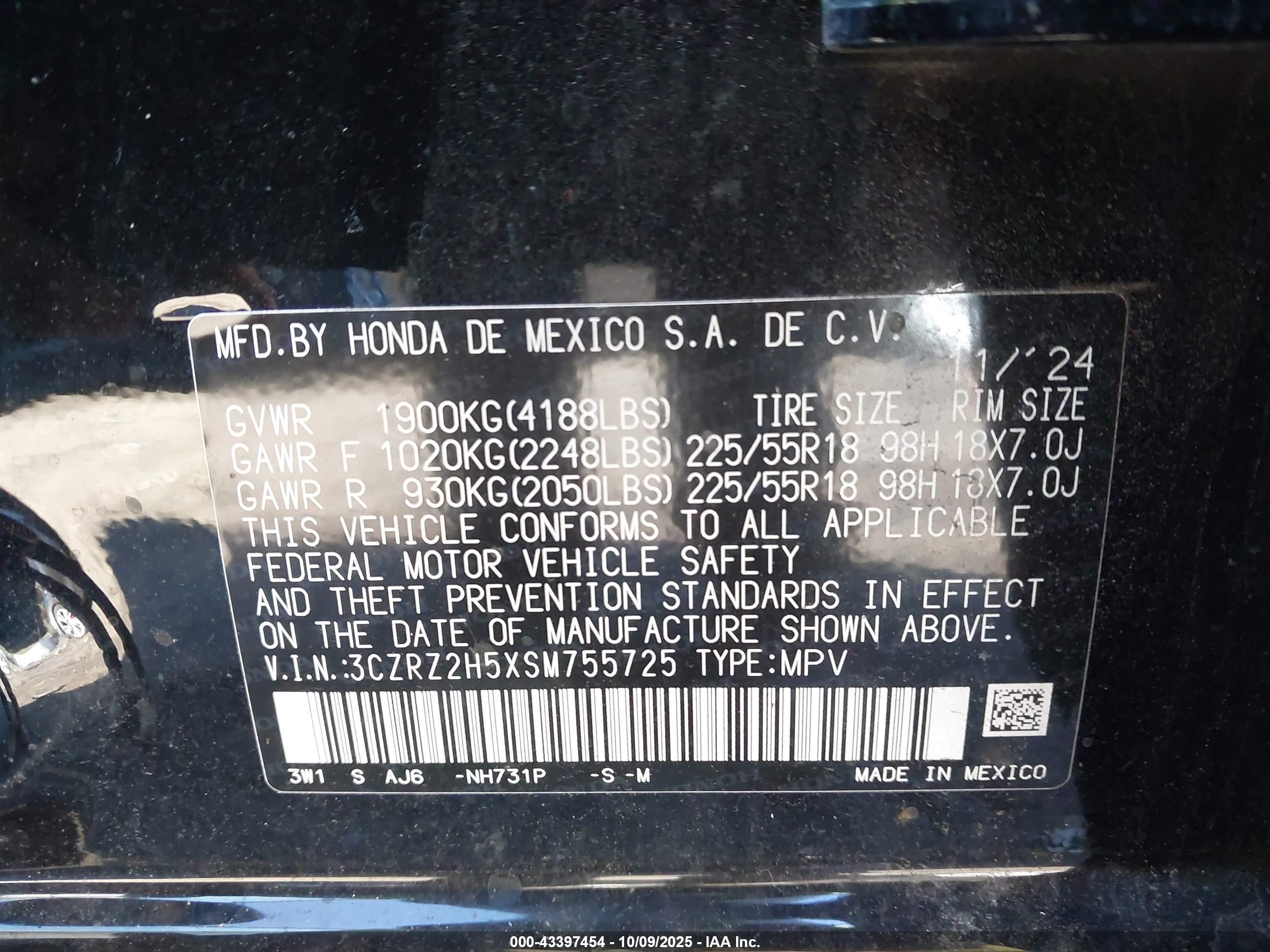 HONDA HR-V image 9