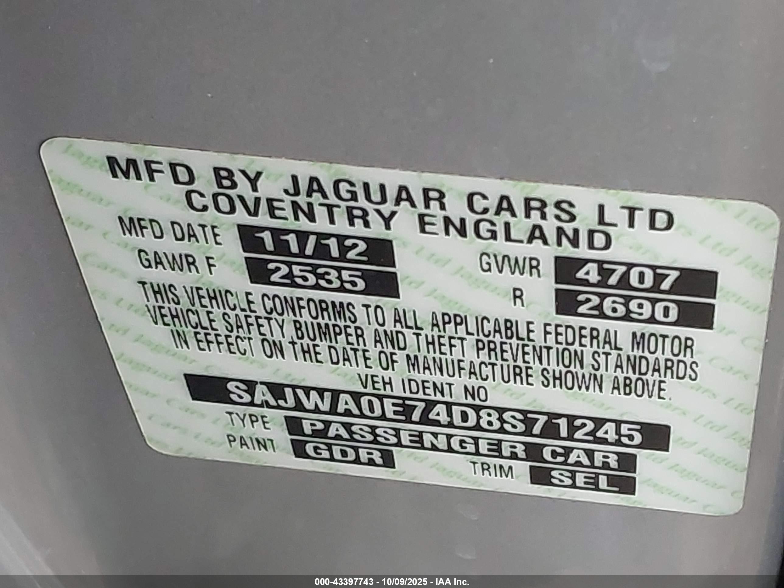 JAGUAR XF image 9
